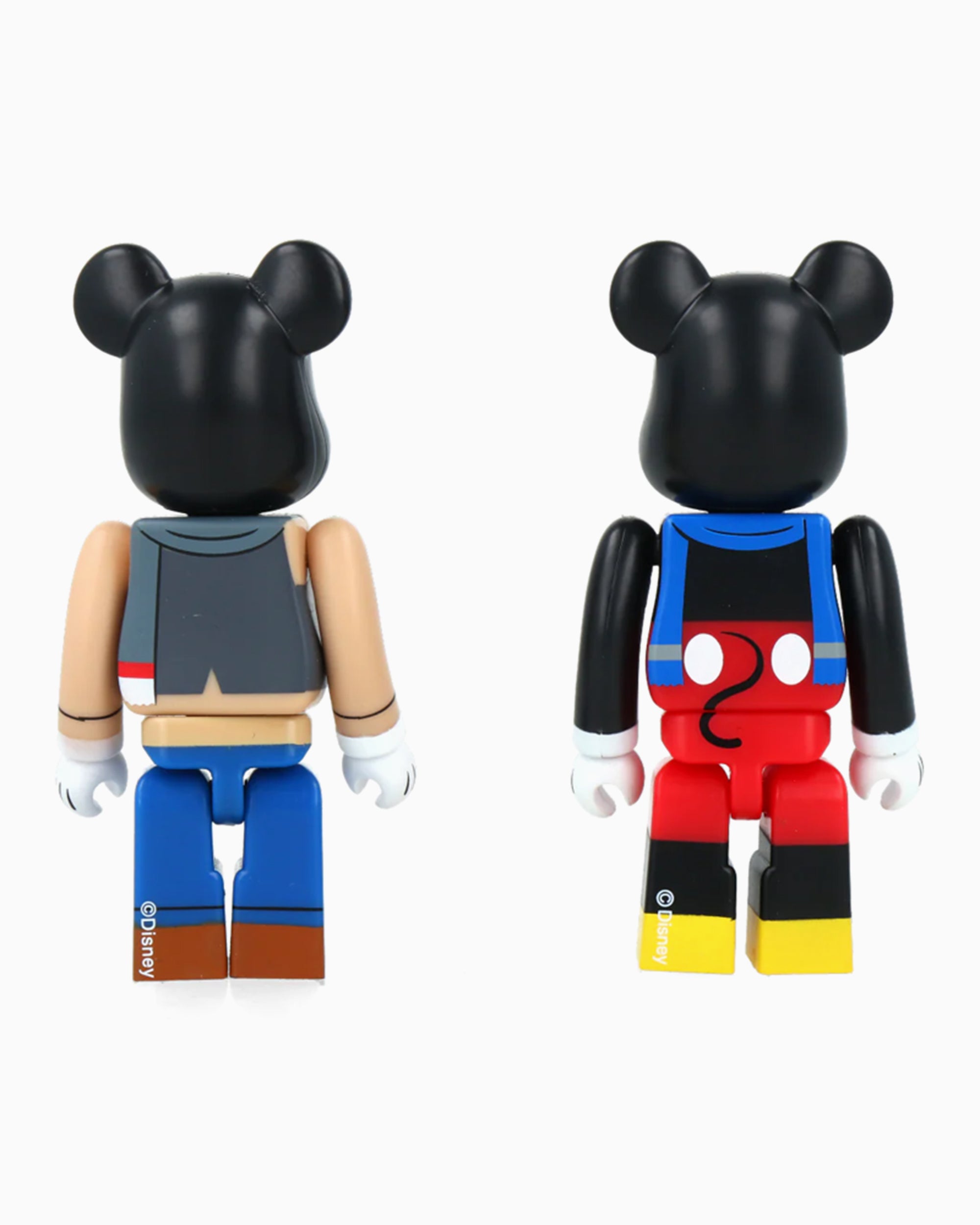 Art Toys Medicom Toy Be@rbrick Mickey Mouse & Goofy 100% - BBRCKMMG2PCS