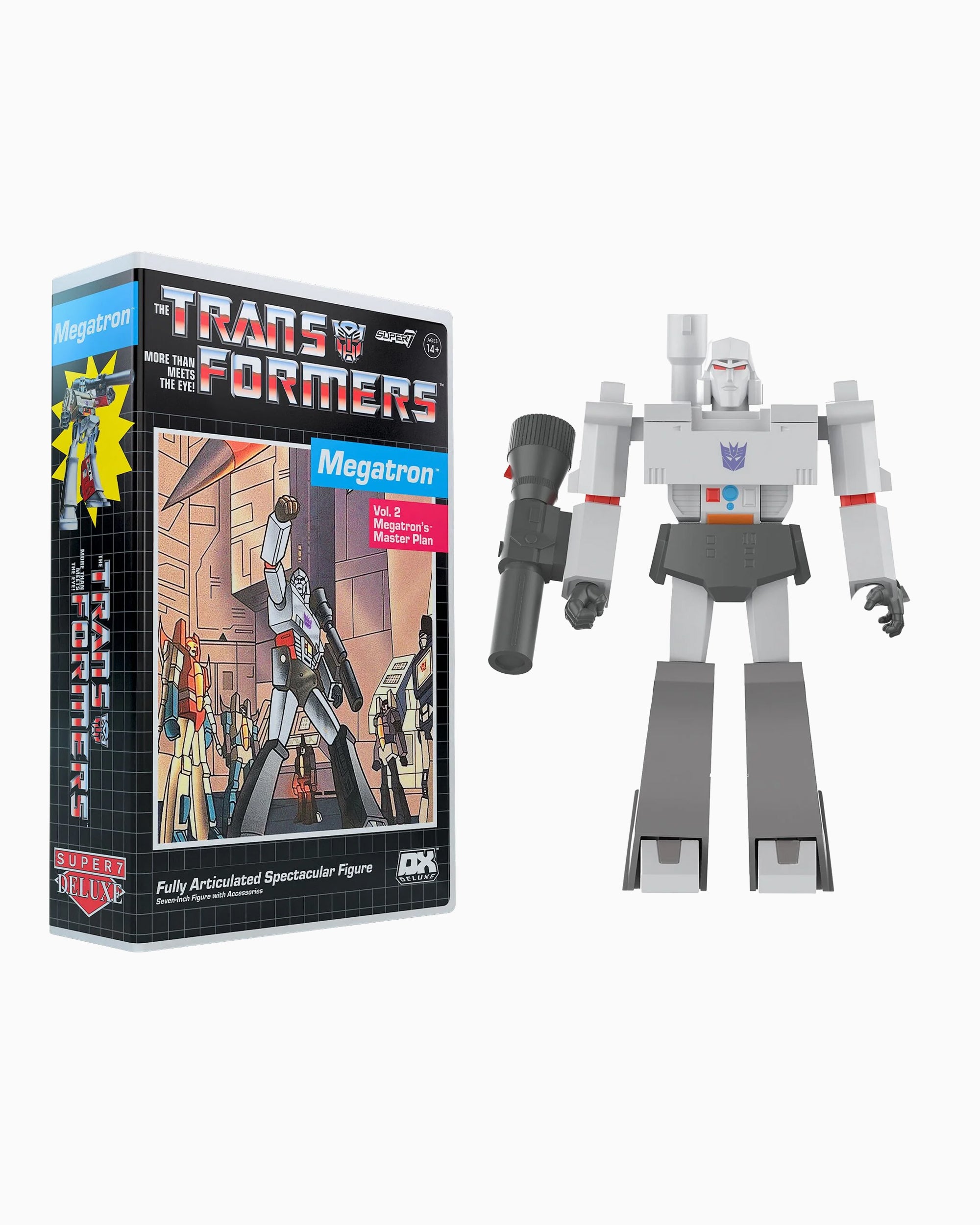 Art Toys Super7 Transformers Deluxe Megatron (VHS) - S7TDLXMGTVHS