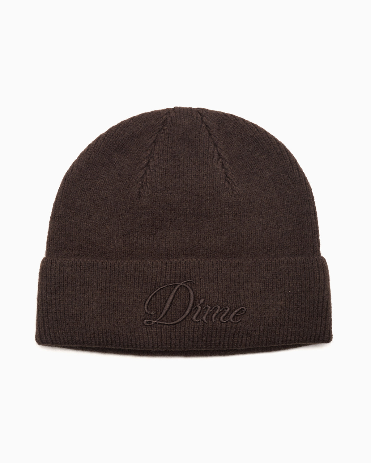 Dime MTL Cursive Unisex Wool Fold Beanie Unisex Beanie