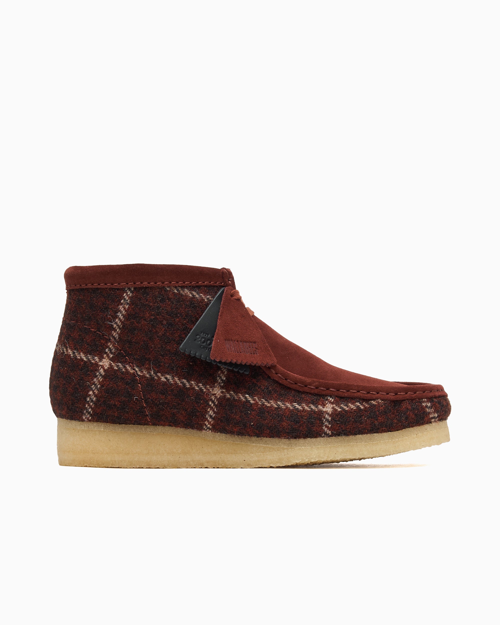 Clarks x Harris Tweed Wallabee™ Rust Men's Boots