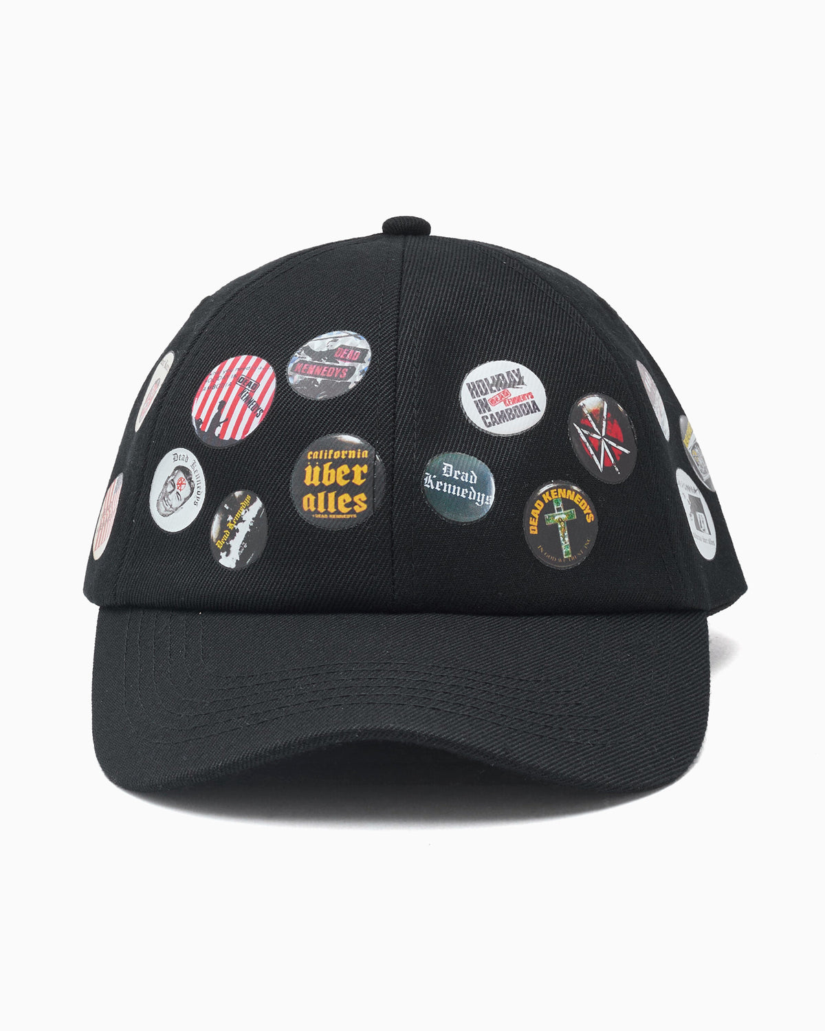 Caps Pleasures x Dead Kennedys Buttons Unisex Cap - P26FDK011-BLACK