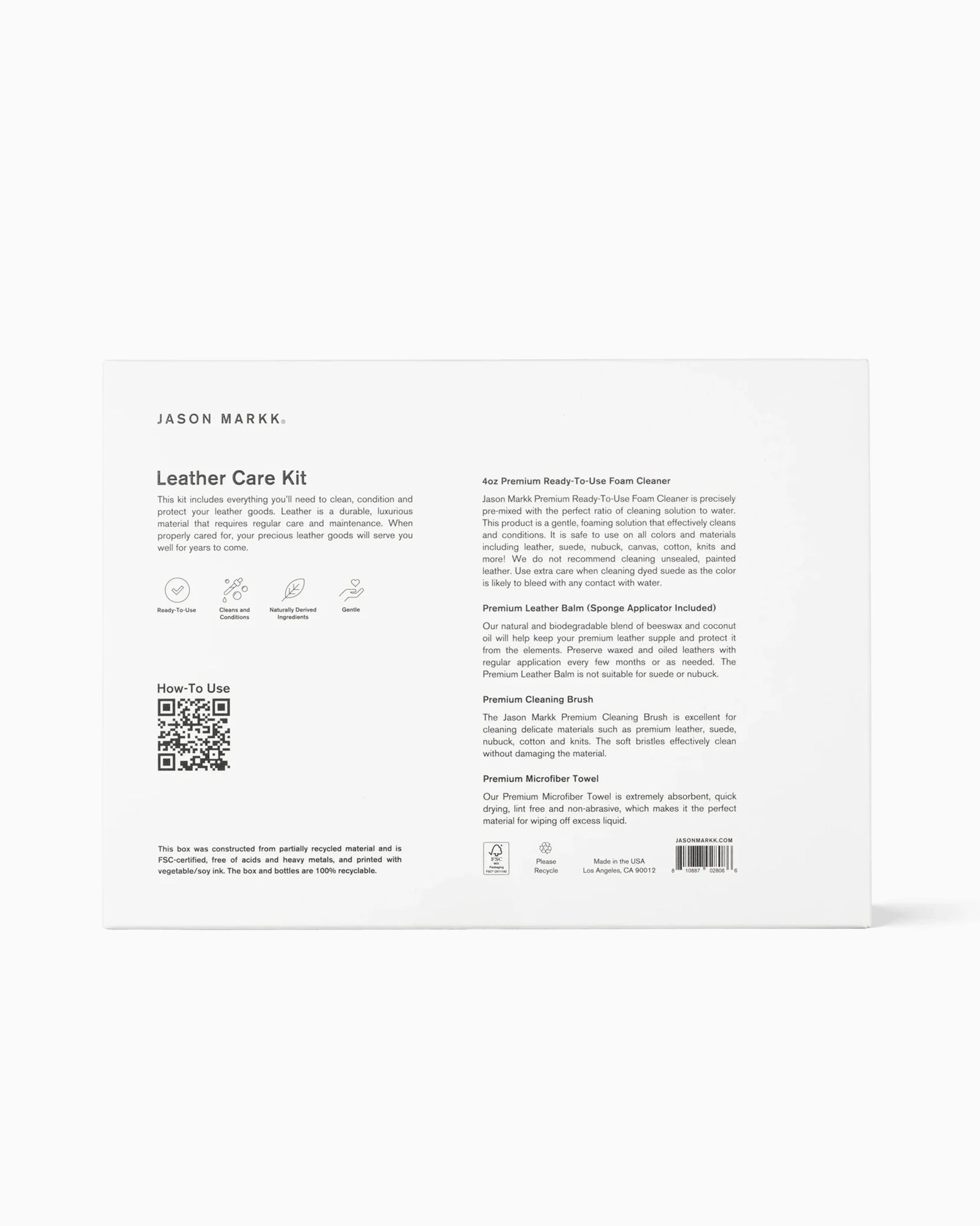 Cleaning & Care Jason Markk Leather Care Kit - JM310510