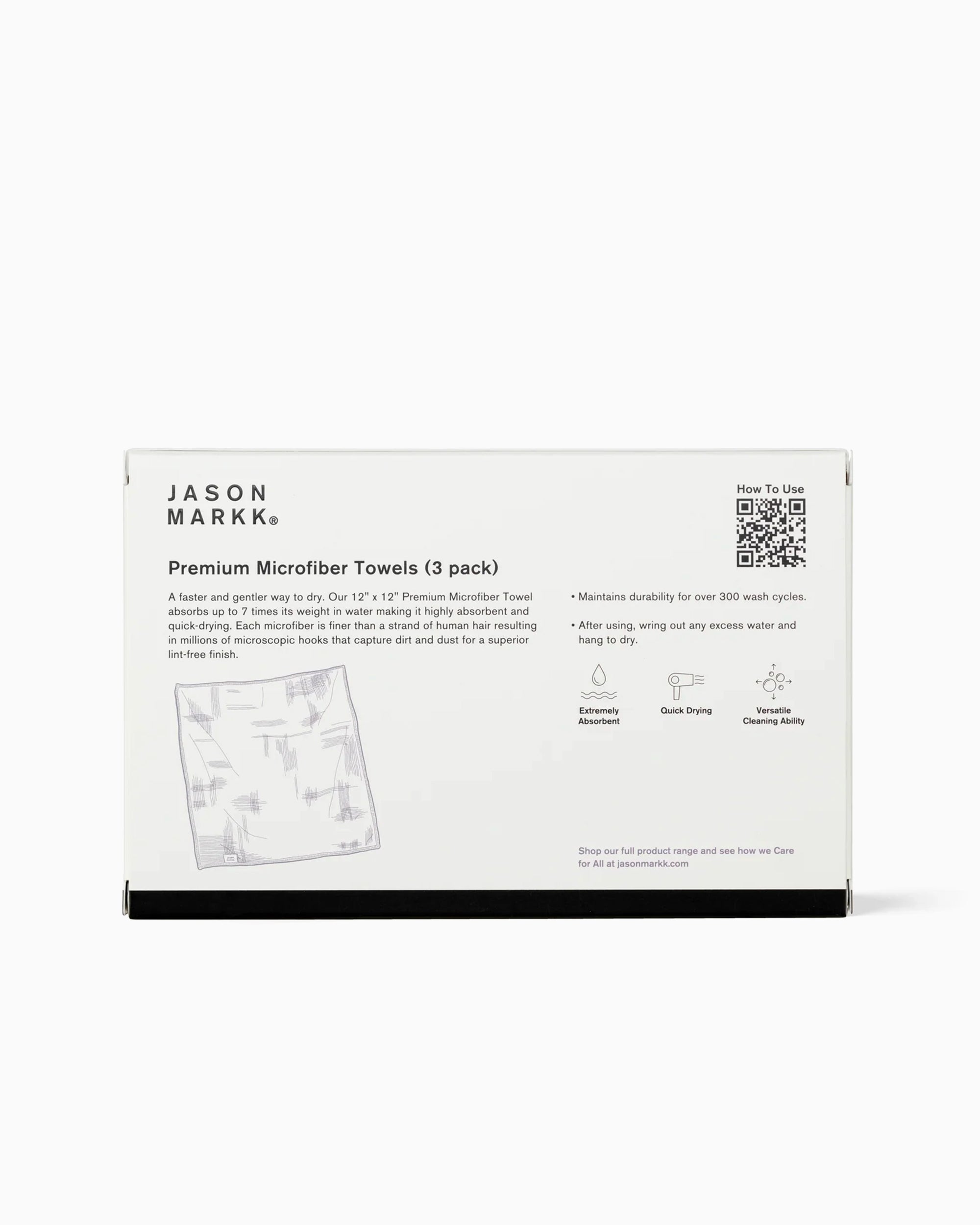 Cleaning & Care Jason Markk Premium Microfiber Towel (3 Pack) - JM210210