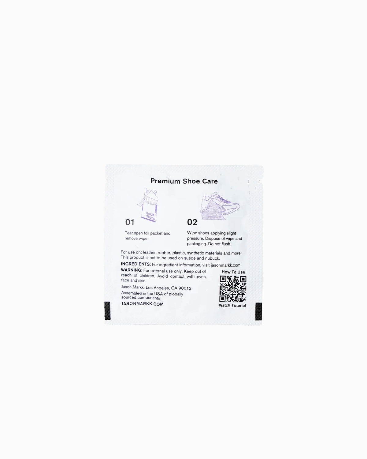 Cleaning & Care Jason Markk Quick Wipes Unisex Cleaning & Care (12 Pack) - JM130710