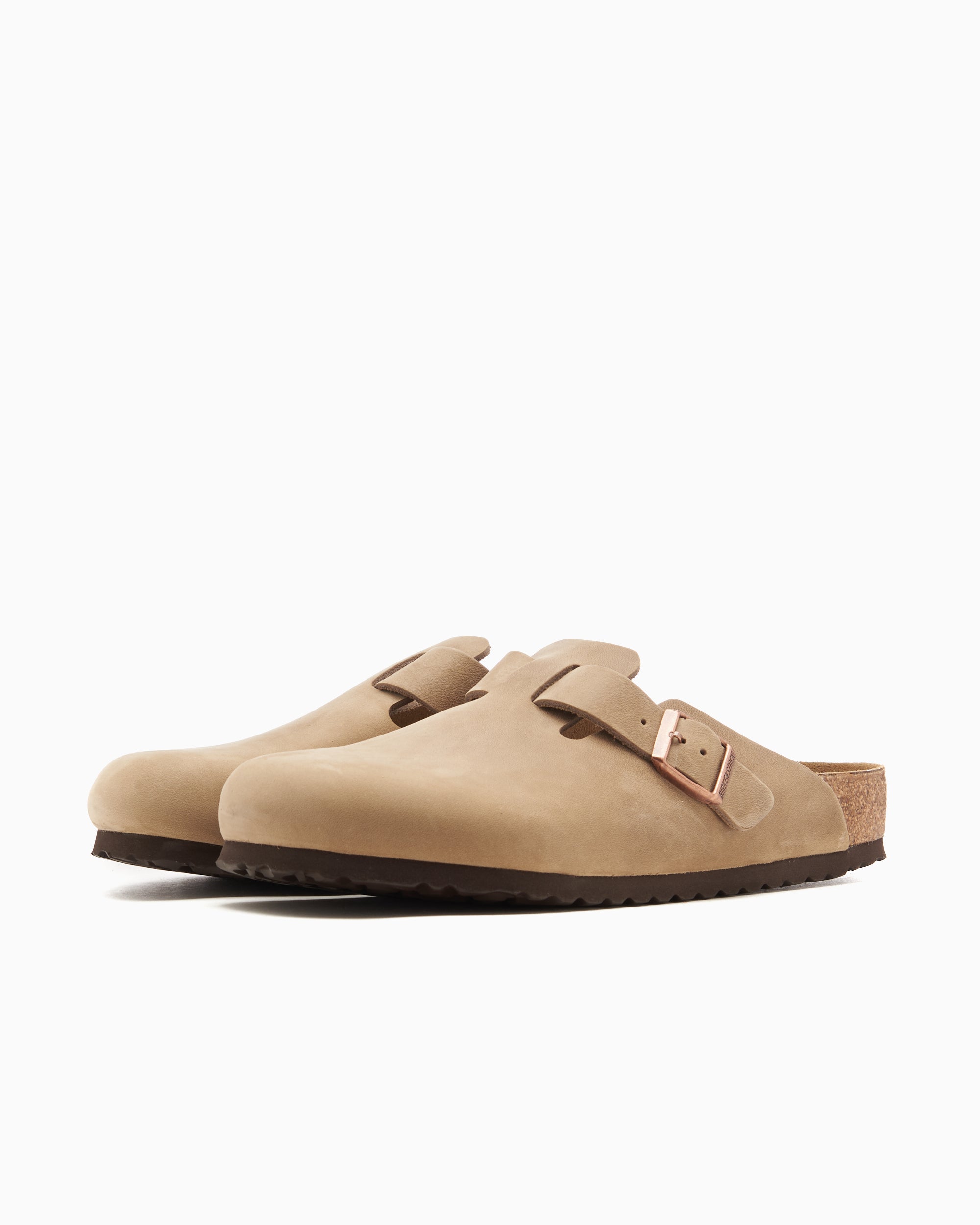 Clogs BIRKENSTOCK Boston Natural Leather Oiled Regular - 960811