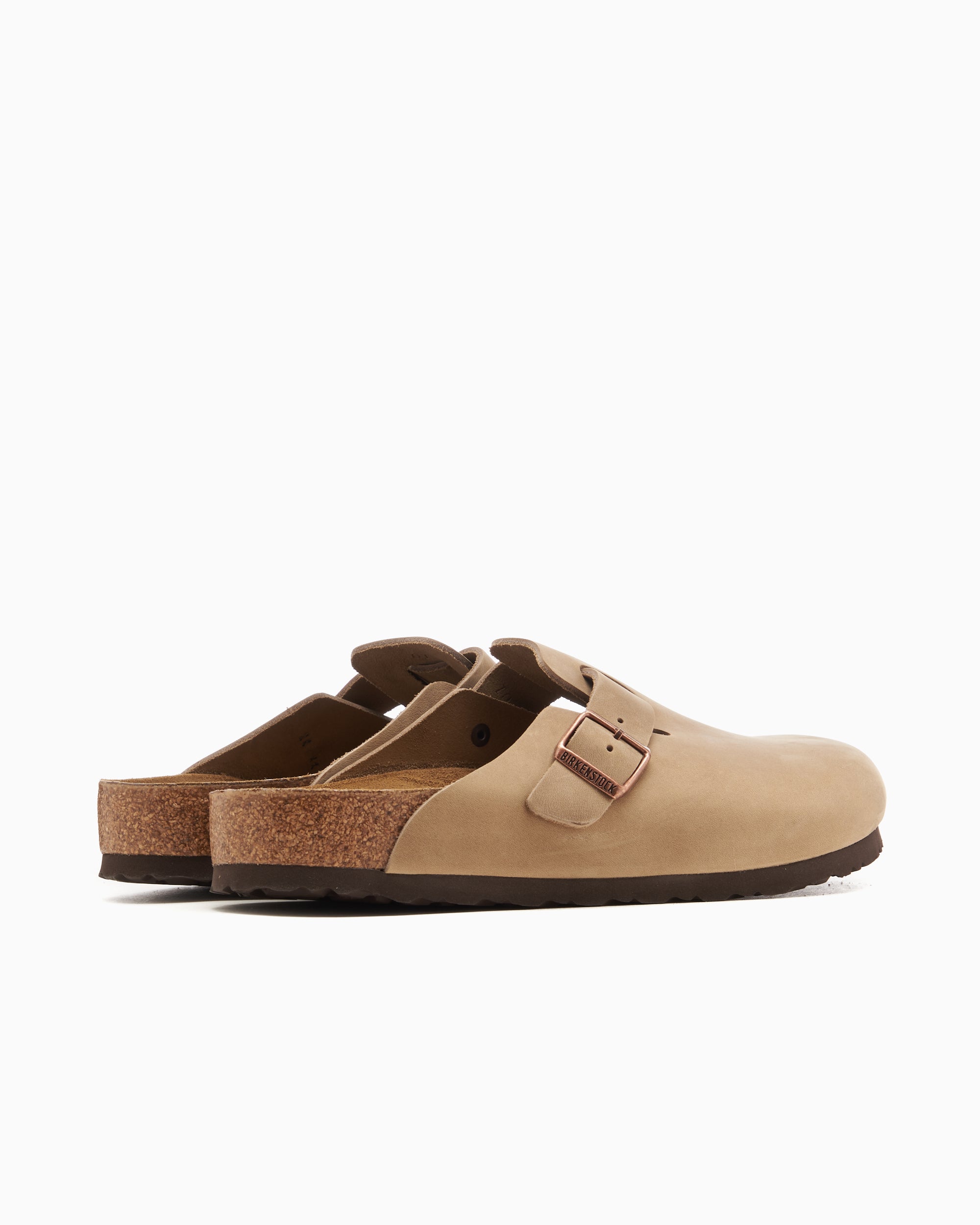 Clogs BIRKENSTOCK Boston Natural Leather Oiled Regular - 960811