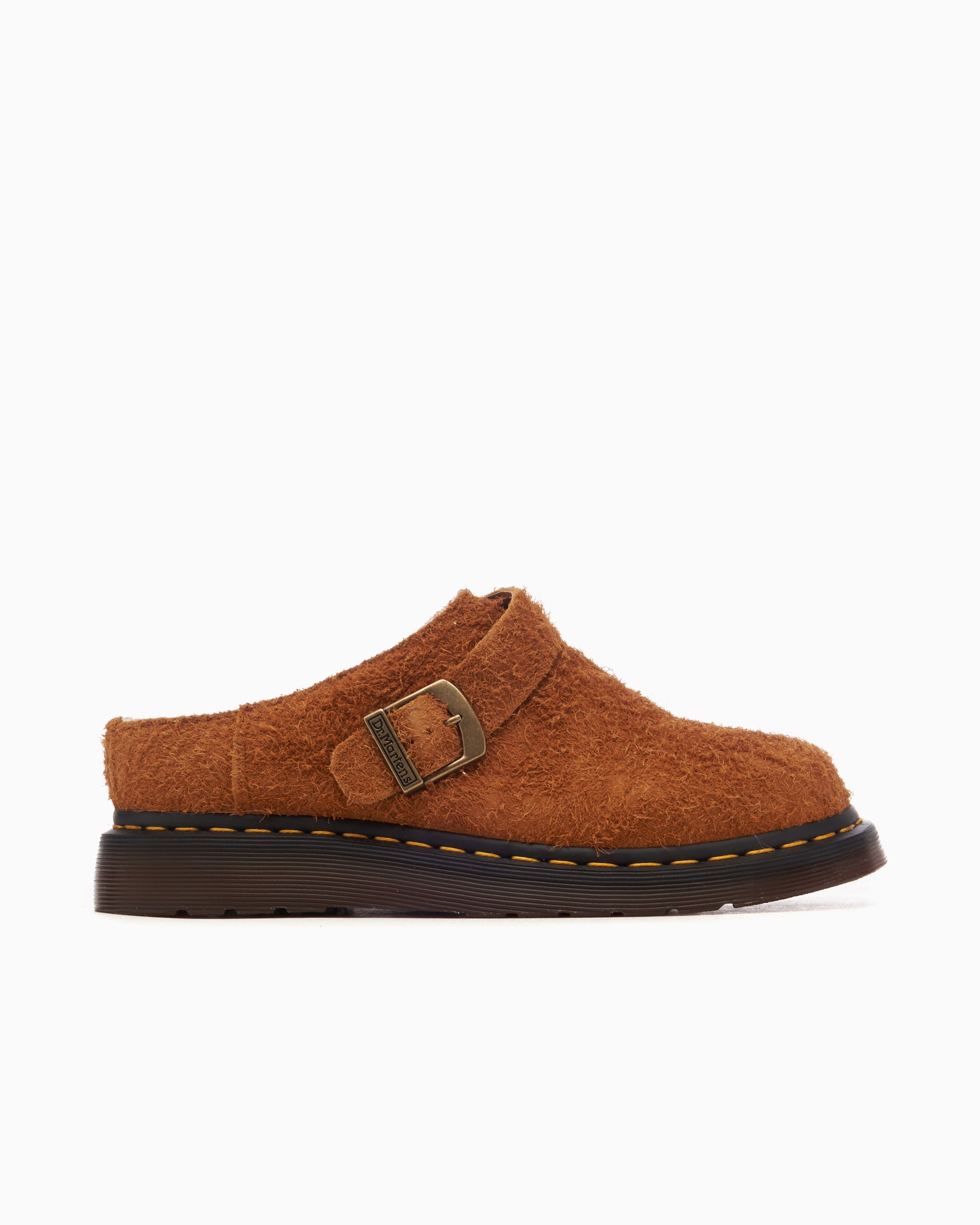 Dr. Martens Isham Long Napped Suede Mules