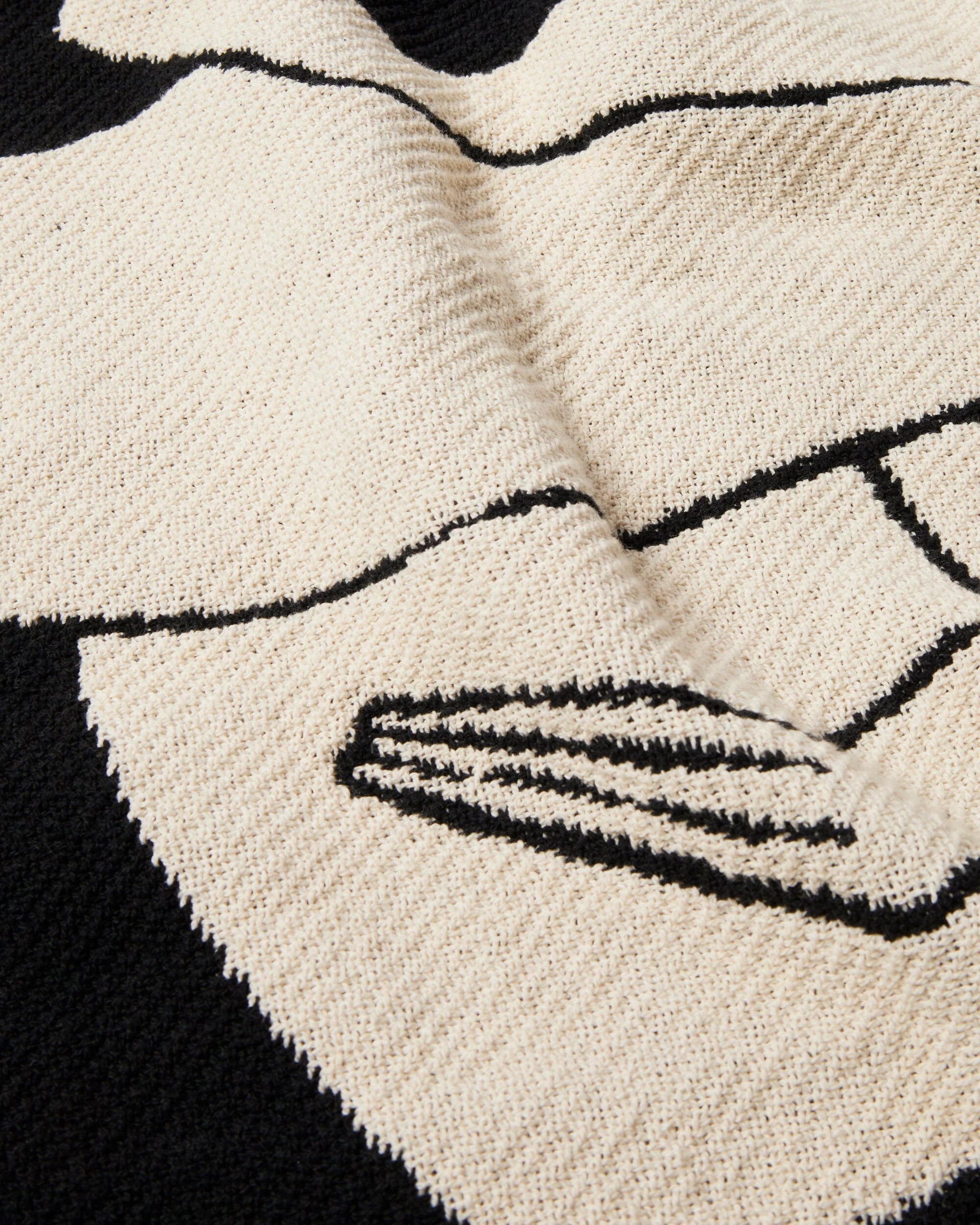 Decoration by Parra Waiting For You Blanket - 56286-Black