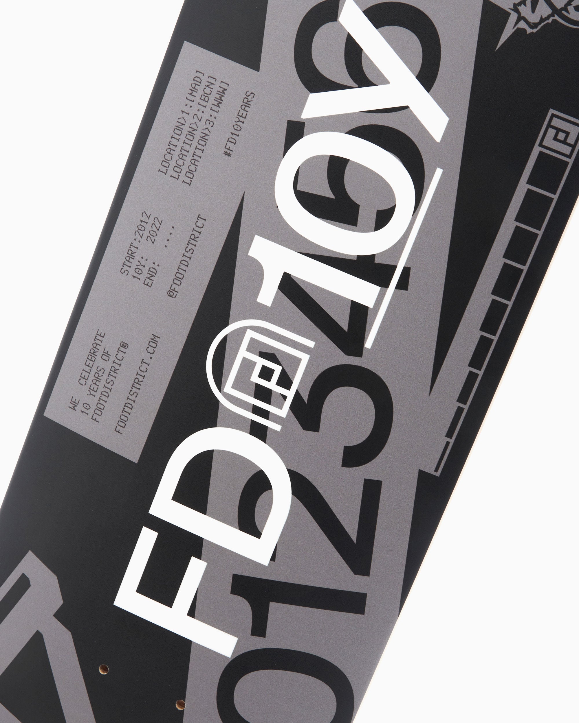 Decoration FOOTDISTRICT 10th Anniversary FD10Y Skateboard - SKATEFD10