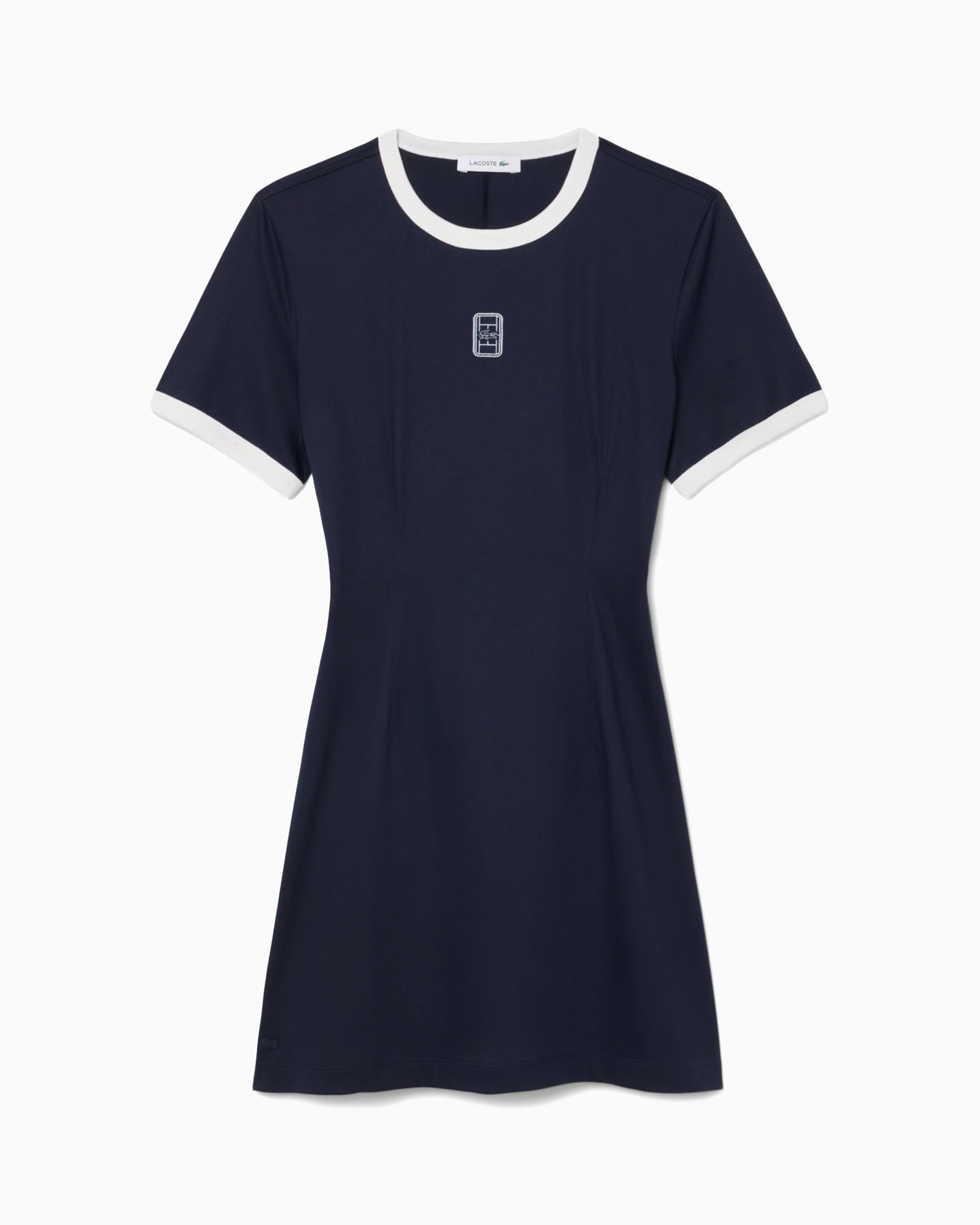lacoste navy blue dress Lacoste Ultra Dry Tennis Heritage Dress with Liner