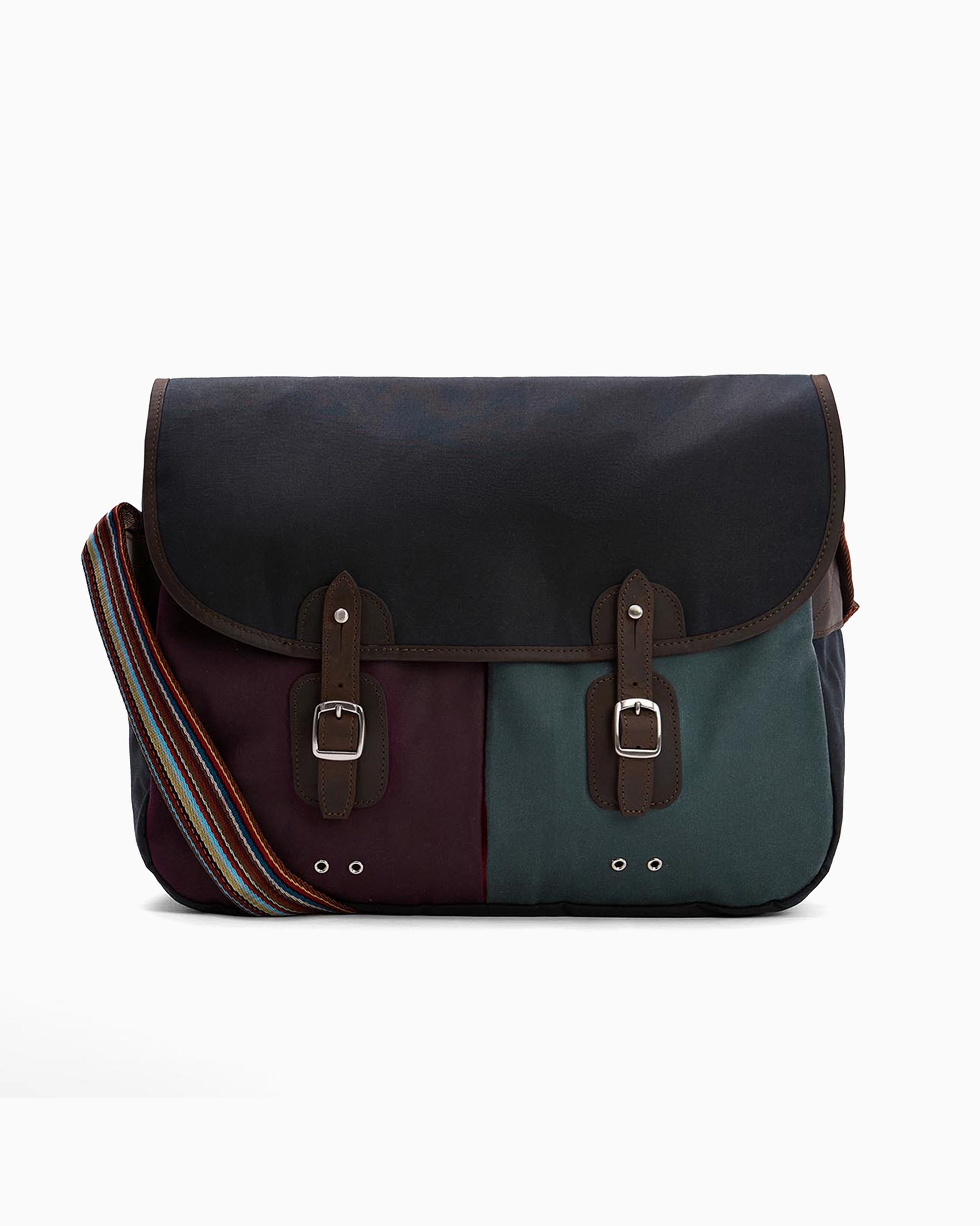 Barbour x Paul Smith Wax Tarras Unisex Shoulder Bag