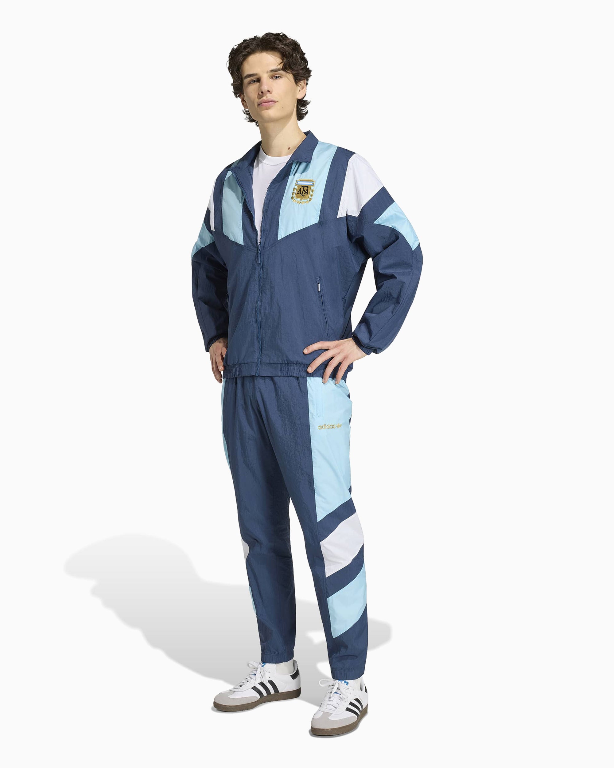 Jackets Coats adidas Originals EQT Argentina Football Logo Relaxed Men's Track Jacket - KG2287