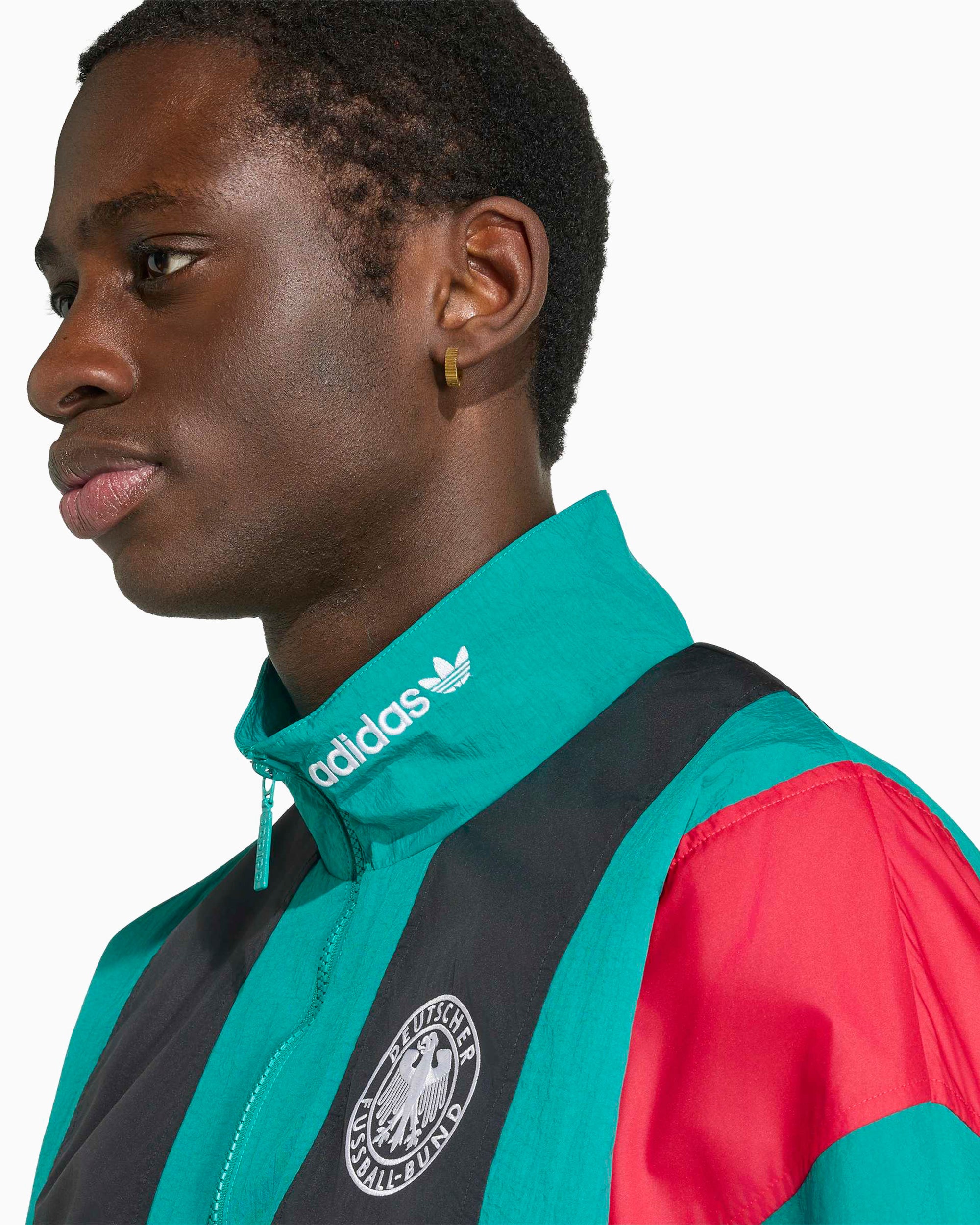 Jackets Coats adidas Originals EQT Germany Football Logo Relaxed Men's Track Jacket - KG2281