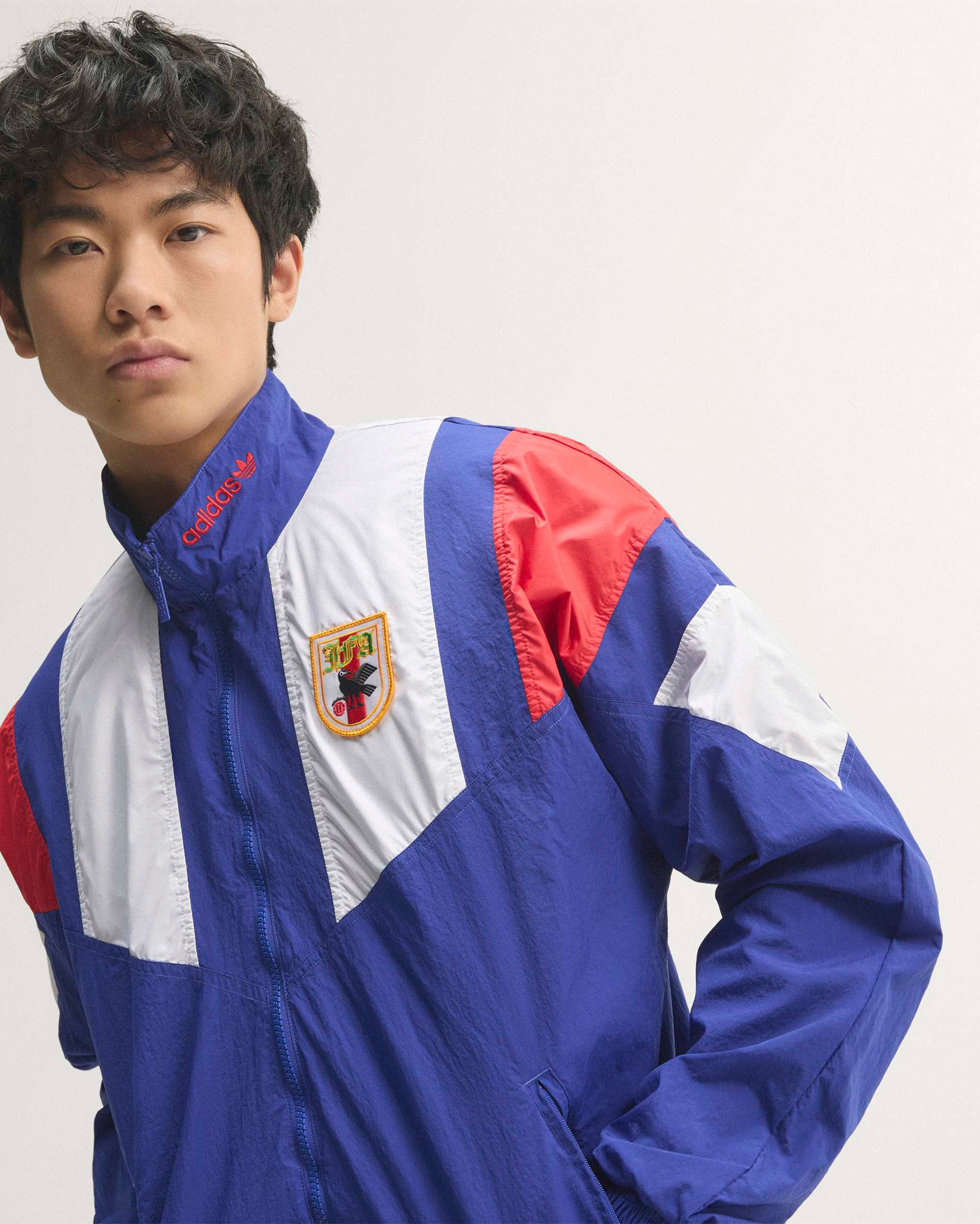 Jackets Coats adidas Originals EQT Japan Football Logo Relaxed Men's Track Jacket - KG0231