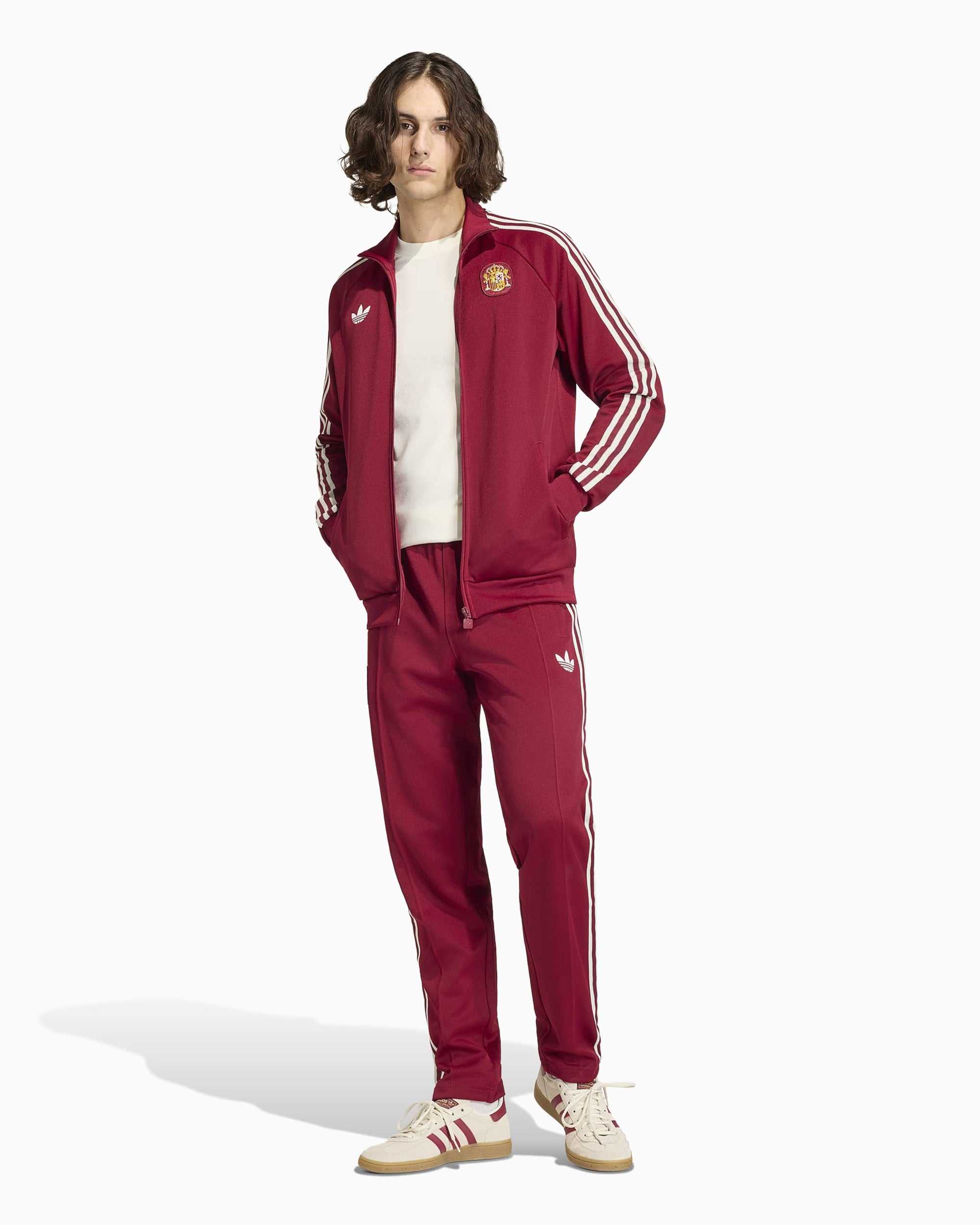 Jackets Coats adidas Originals "España" National Football Team Men's Track Jacket - JZ2254