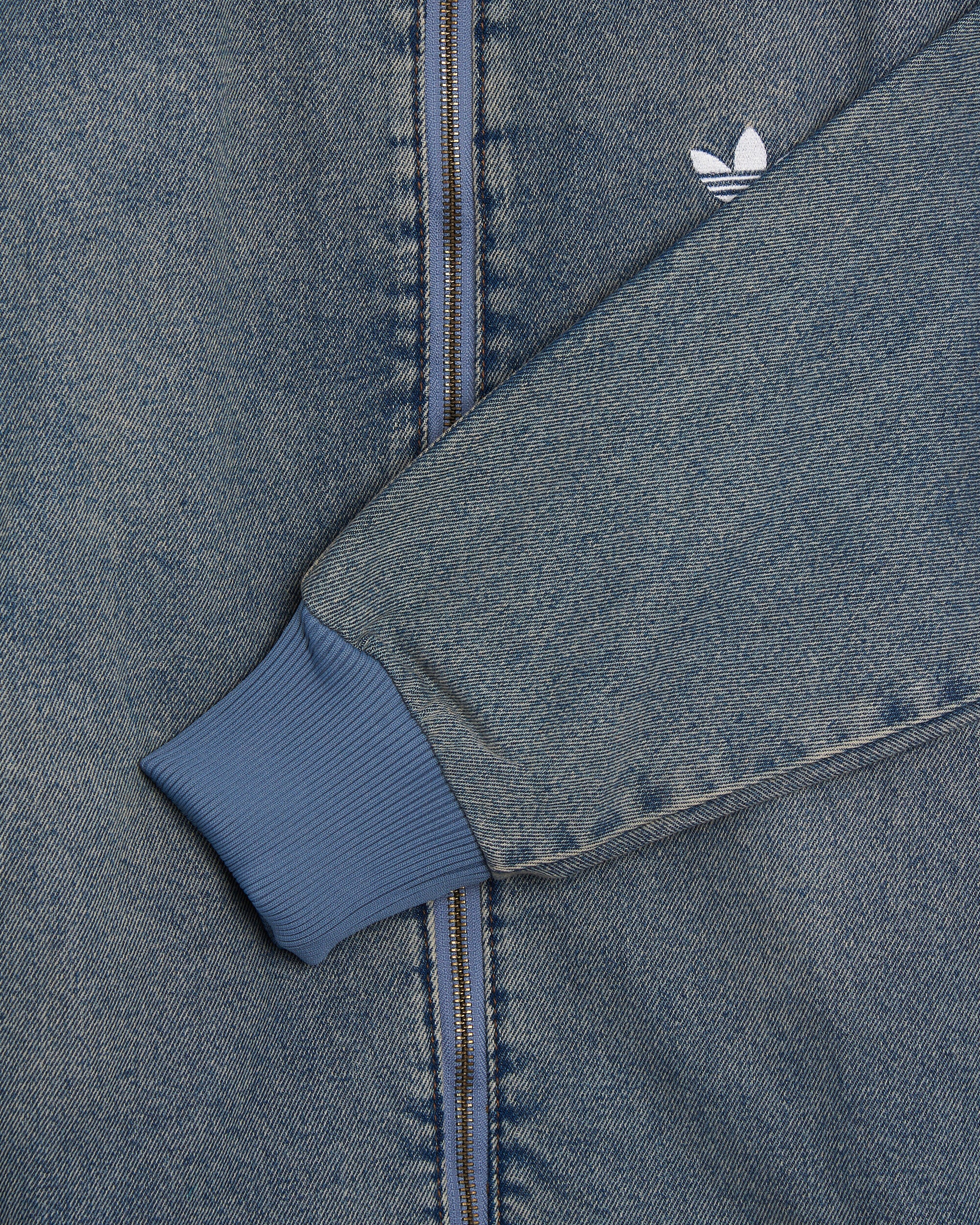 Jackets Coats adidas Originals Firebird Adicolor Denim Logo Relaxed Men's Track Jacket - KS4970
