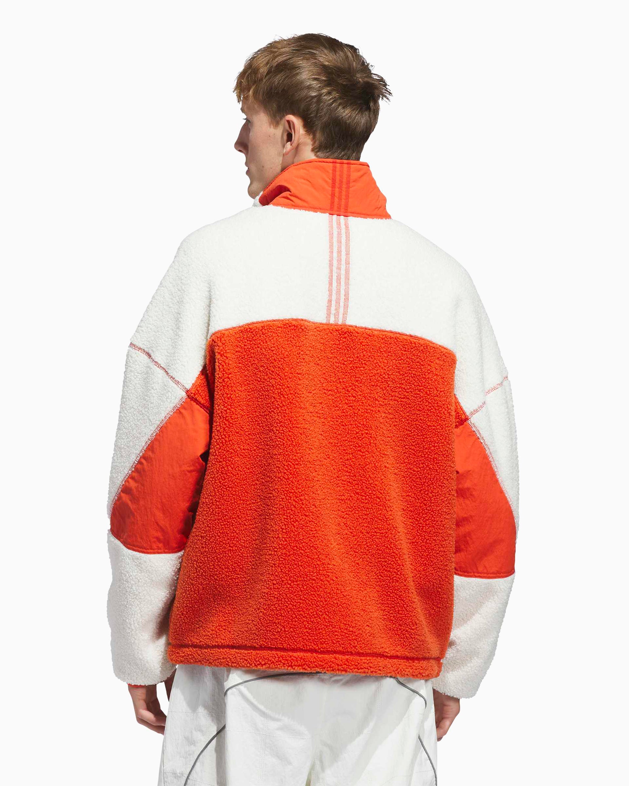 Jackets Coats adidas Originals Los Angeles Adams Blvd Oversize Unisex Fleece Jacket - JX6150