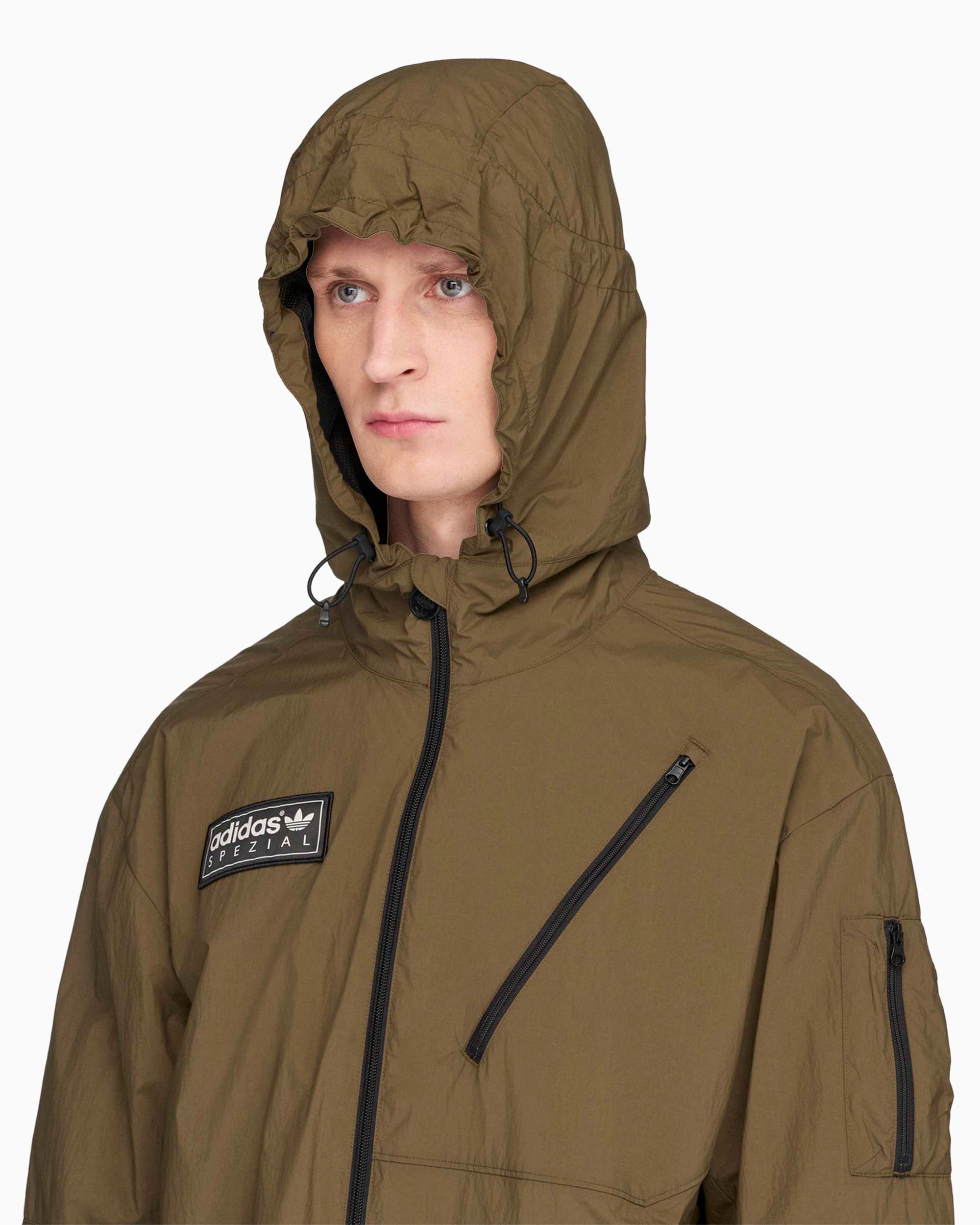 Jackets Coats adidas Originals SPZL Buckstead Logo Men's Windbreaker - KF6800