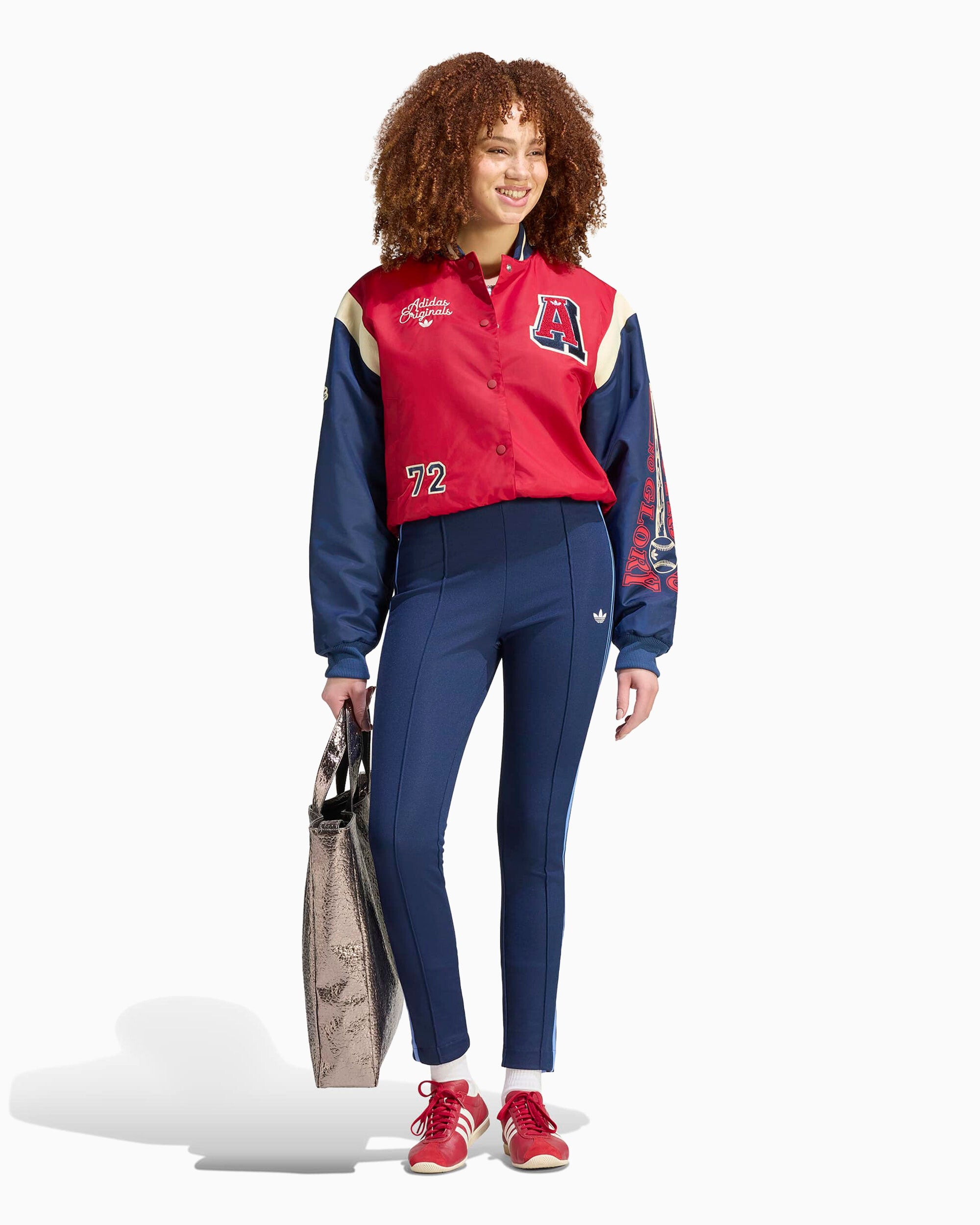 Jackets Coats adidas Originals with patches Boxy Women's Varsity Jacket - KR7030