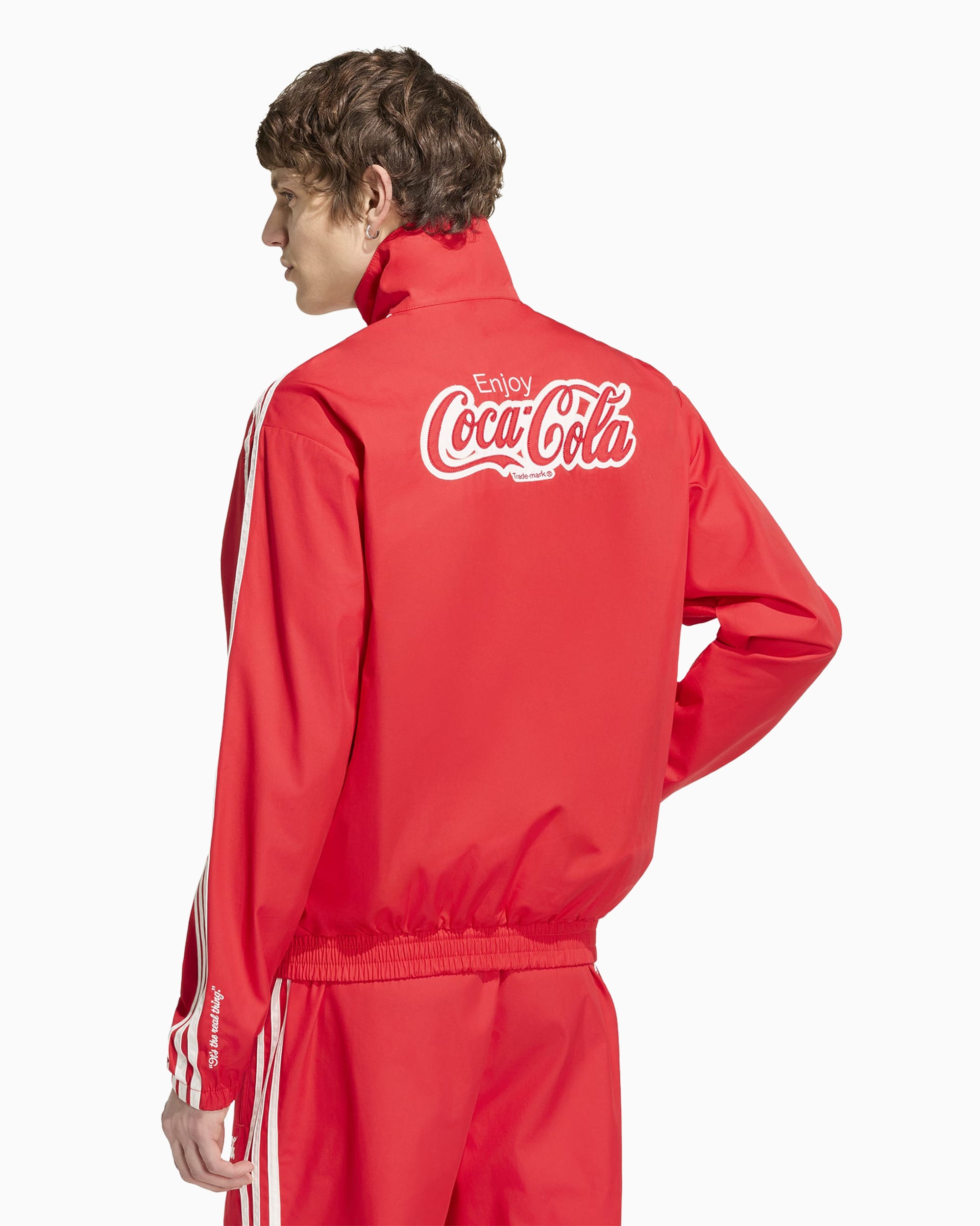Jackets Coats adidas Originals x Coca-Cola Firebird Classic Logo Men's Track Jacket - KY2111