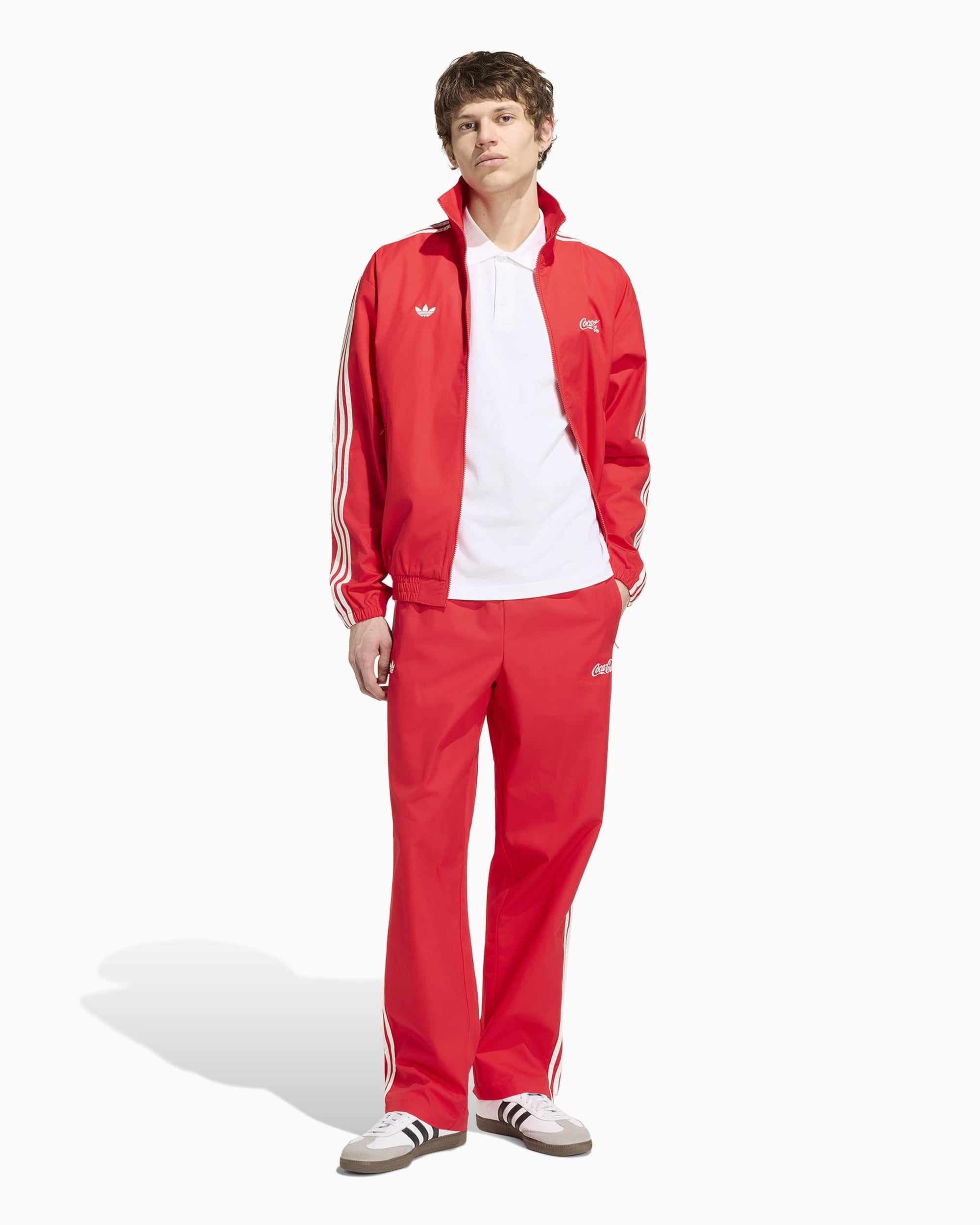 Jackets Coats adidas Originals x Coca-Cola Firebird Classic Logo Men's Track Jacket - KY2111