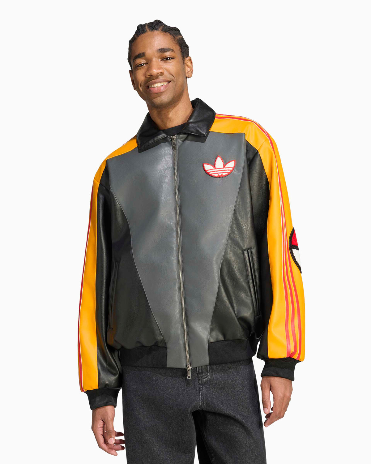 Jackets Coats adidas Originals x Pokemon "Pikachu" with patches Relaxed Unisex Bomber - KS4301