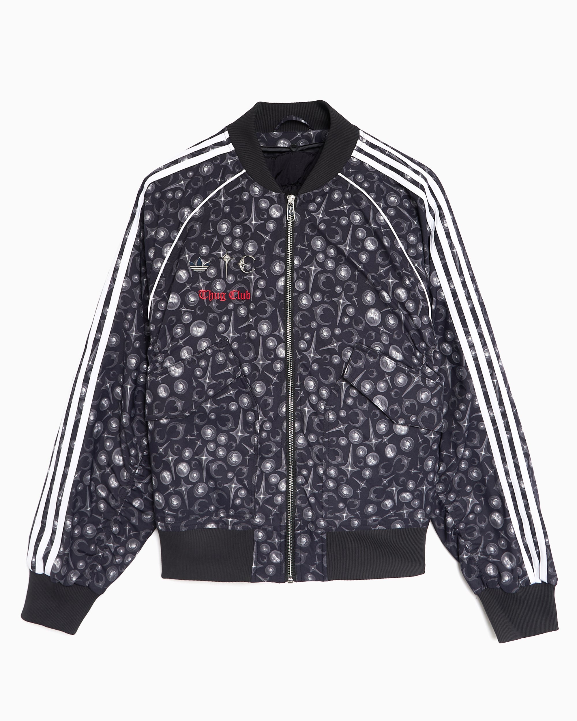 adidas gazelle silver green womens adidas Originals x Thug Club Superstar Graphic Relaxed Men's Track Jac