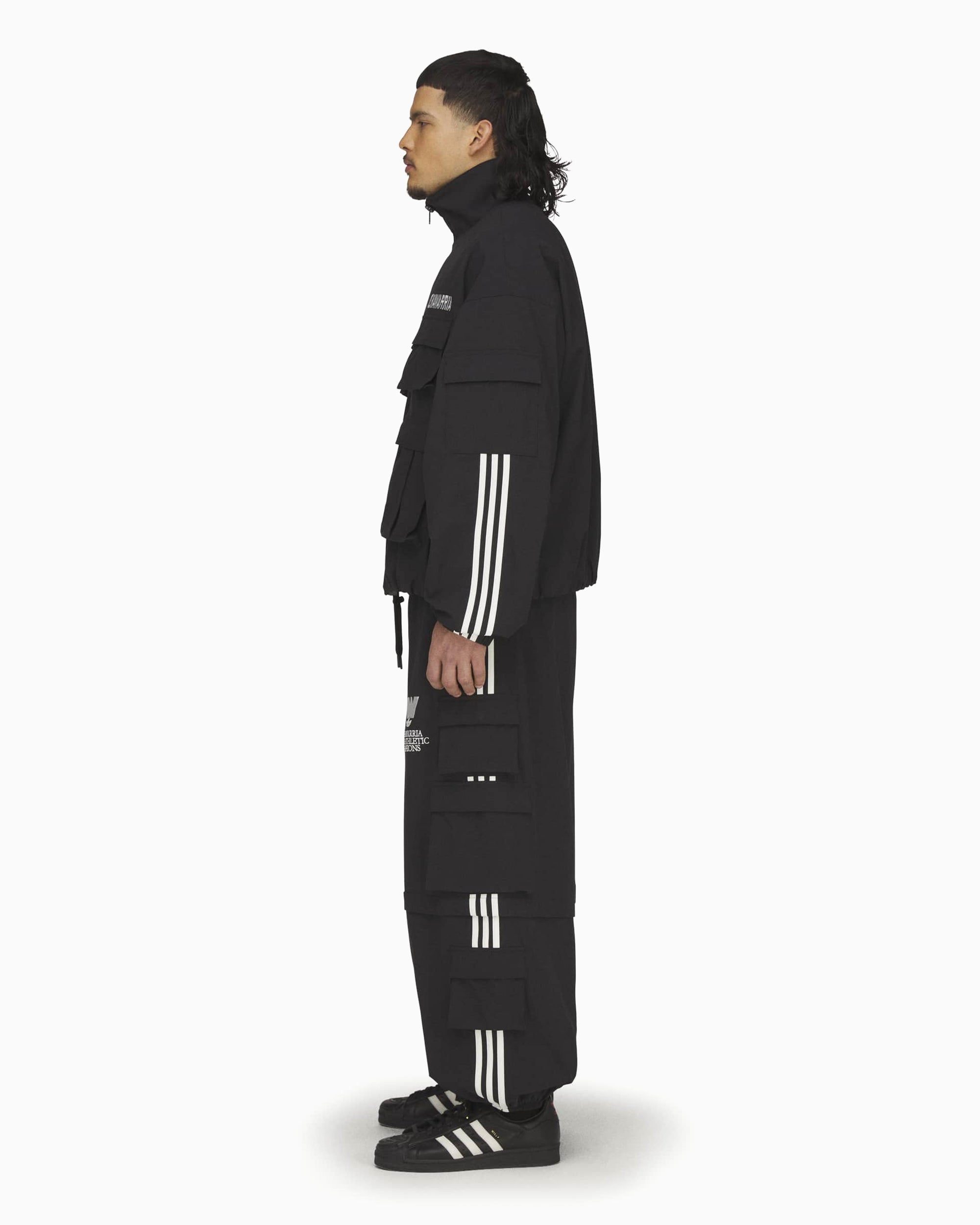 Jackets Coats adidas Originals x Willy Chavarria Cargo Logo Relaxed Men's Track Jacket - KW1732