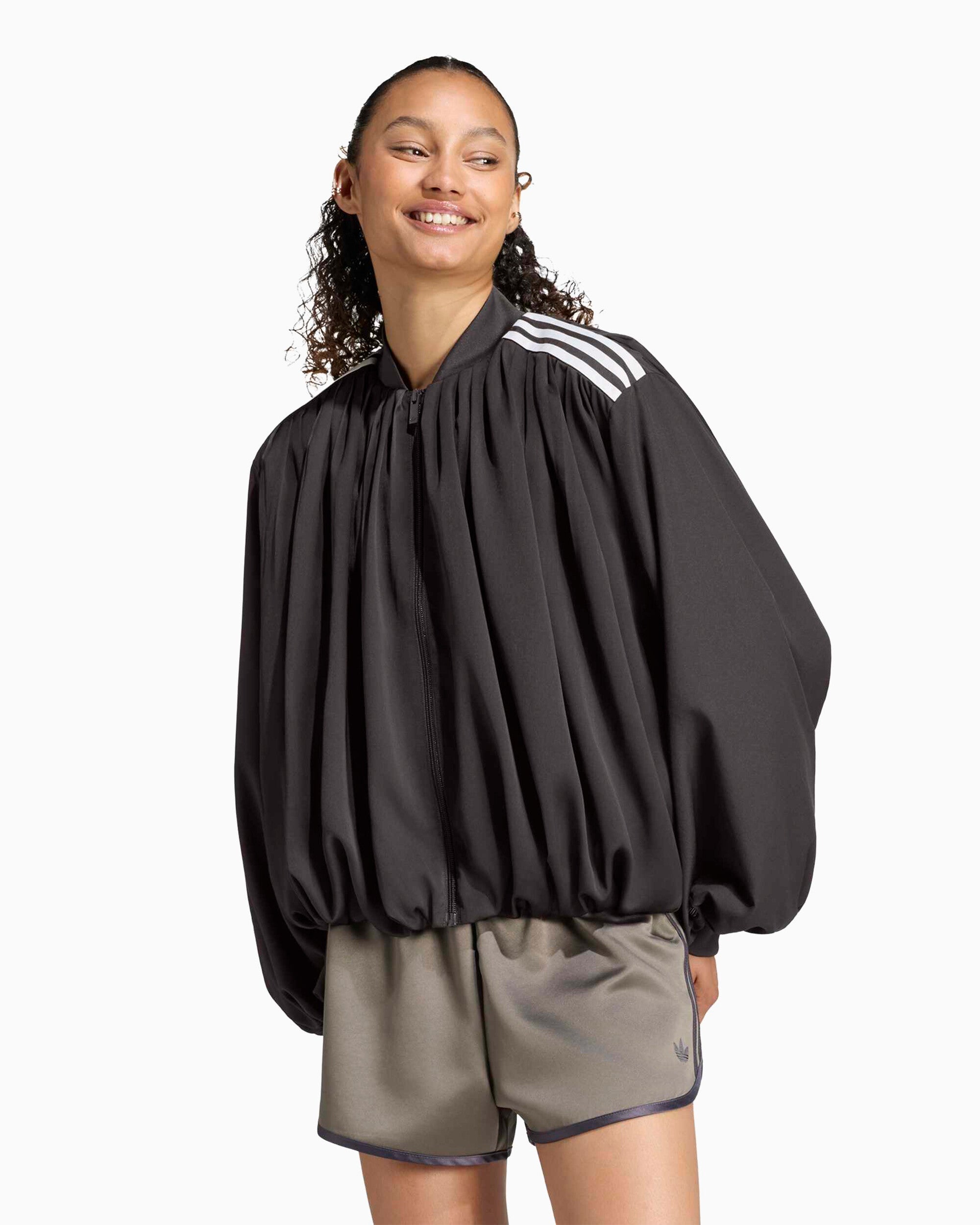 adidas Satin Pleat Oversize Women's Light Jacket