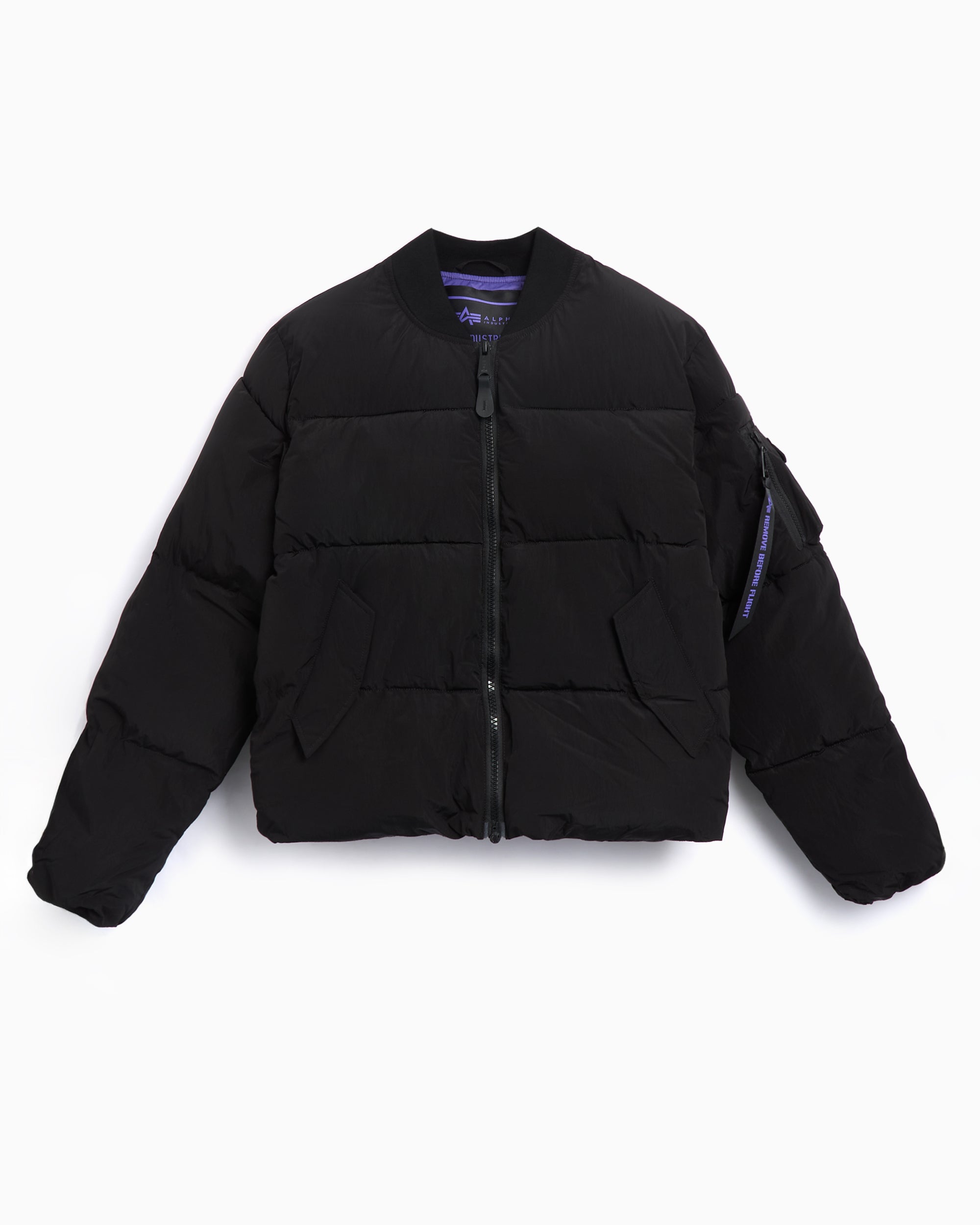 Alpha Industries MA-1 Men's Puffer Bomber Jacket Relaxed Men's Bomber