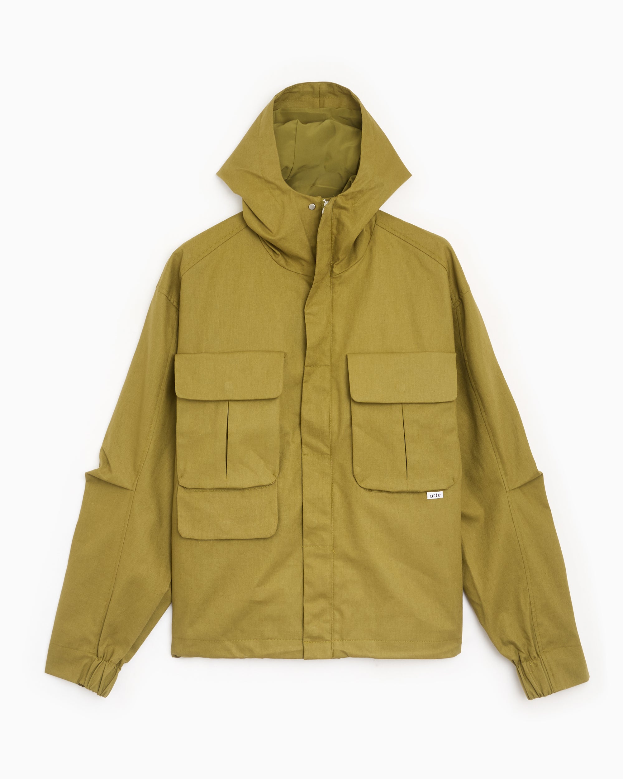 Jackets Coats Arte Antwerp Technical Linen Men's Light Jacket - SS26-038J-Green