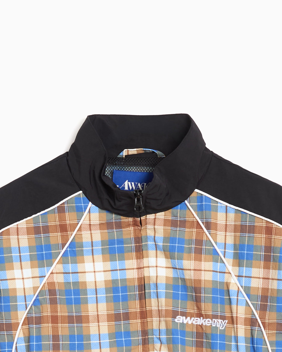 Jackets Coats Awake NY Les Performance Plaid Men's Track Jacket - AWK-FW26-OT007-PLAID