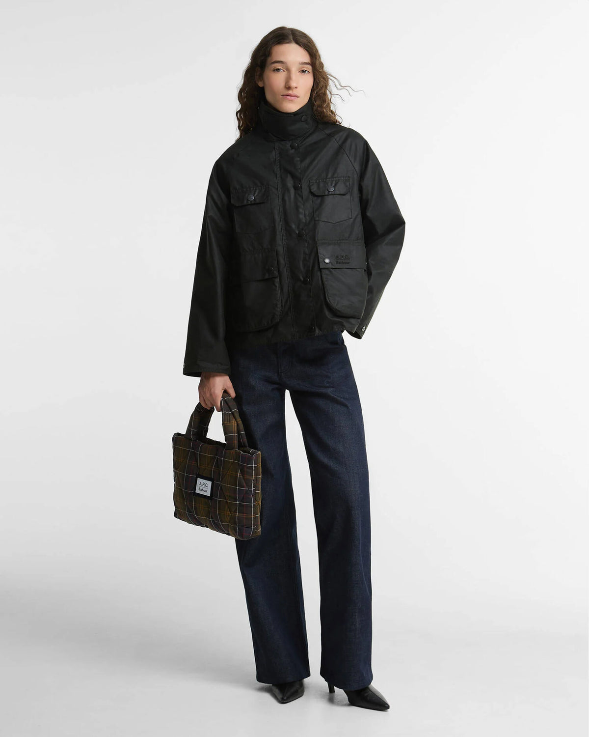 Jackets Coats Barbour x A.P.C Spey Women's Rain Jacket - LWX1598SG91