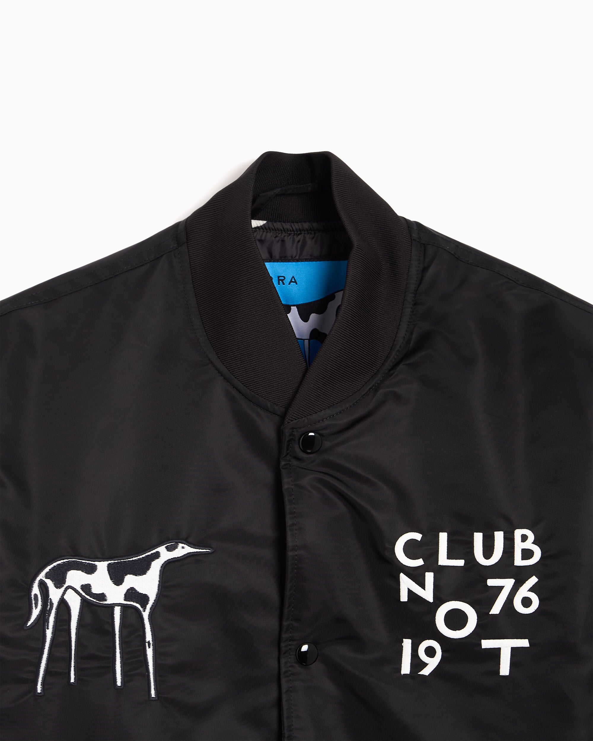 Jackets Coats by Parra Club Not 1976 Embroidered Men's Bomber - 56265-Black