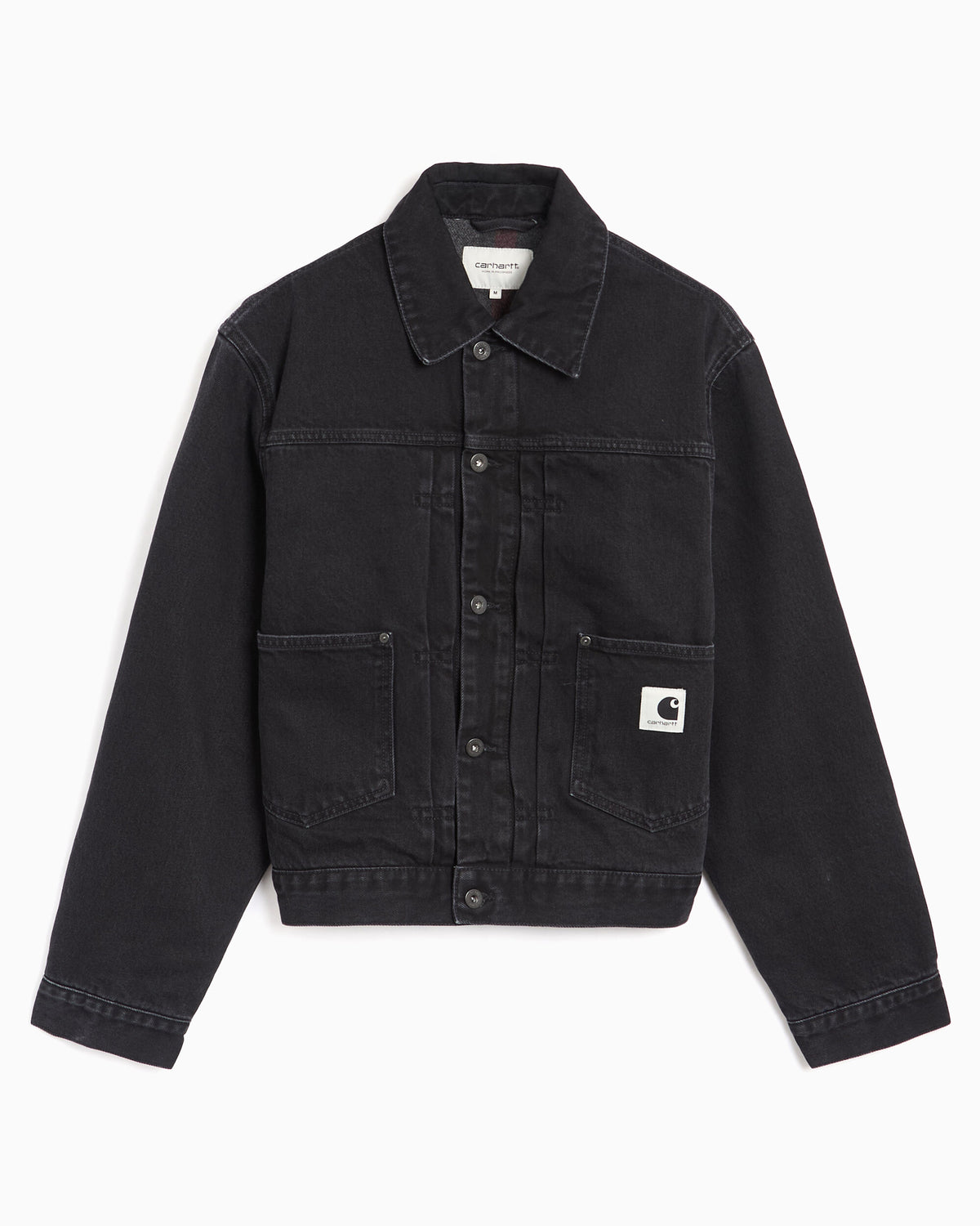carhartt winter dress WIP Belmar Boxy Women's Denim Jacket Grab this womens Carhartt black wrap dress Kalea Coastal Beach Blue Color:Pale Oak Heather