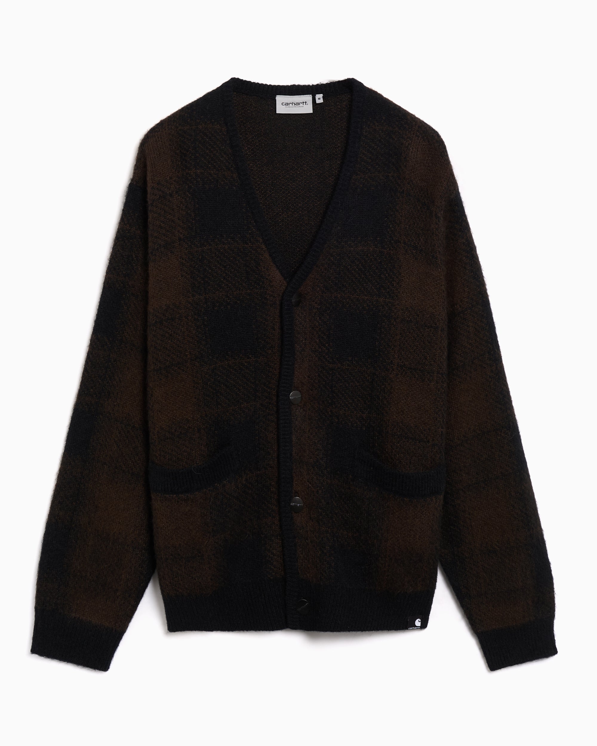 Jackets Coats Carhartt WIP Everson Plaid Relaxed Men's Cardigan - I035978-3PHXX