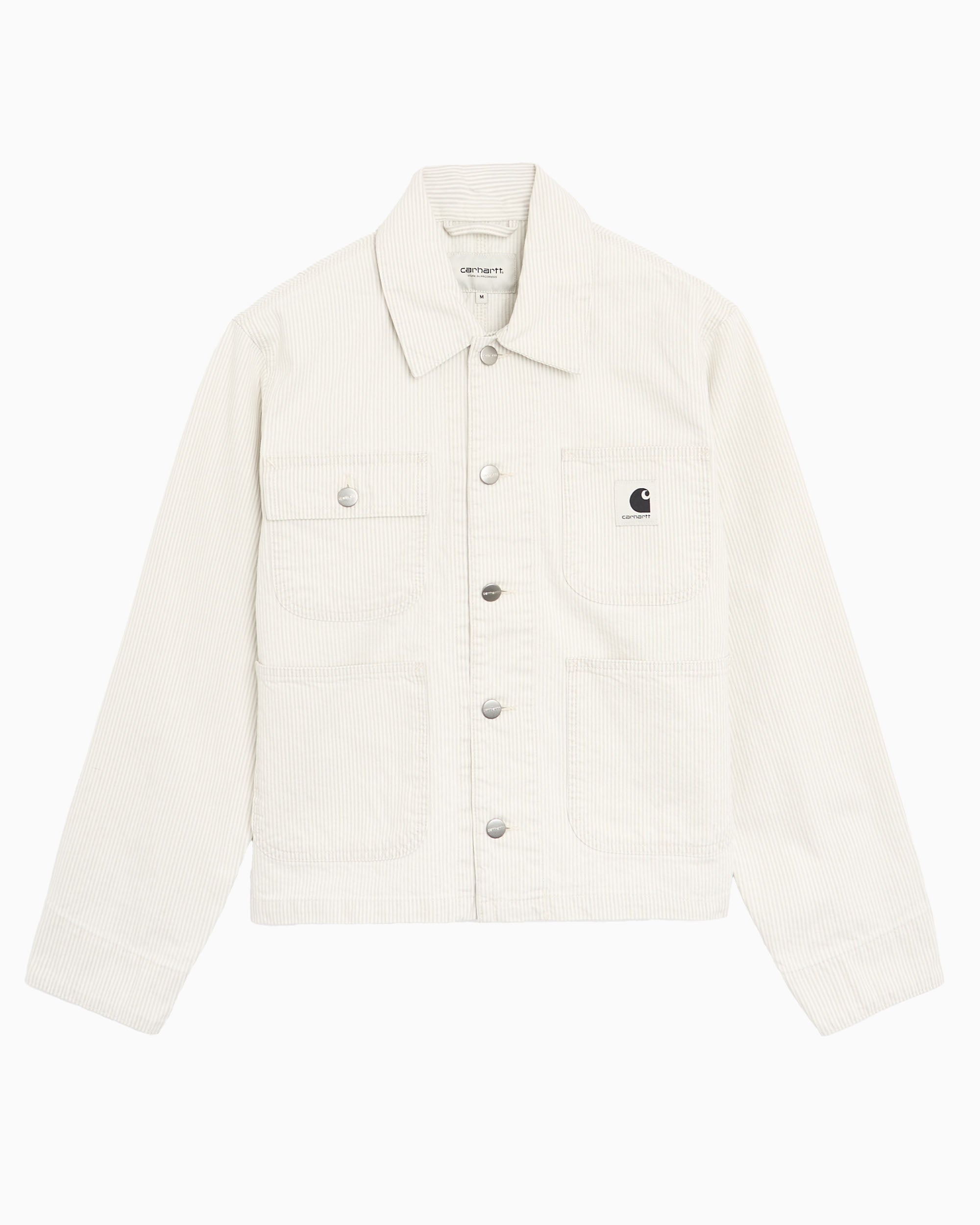 Carhartt WIP Mercer Chore Striped Relaxed Women's Denim Jacket