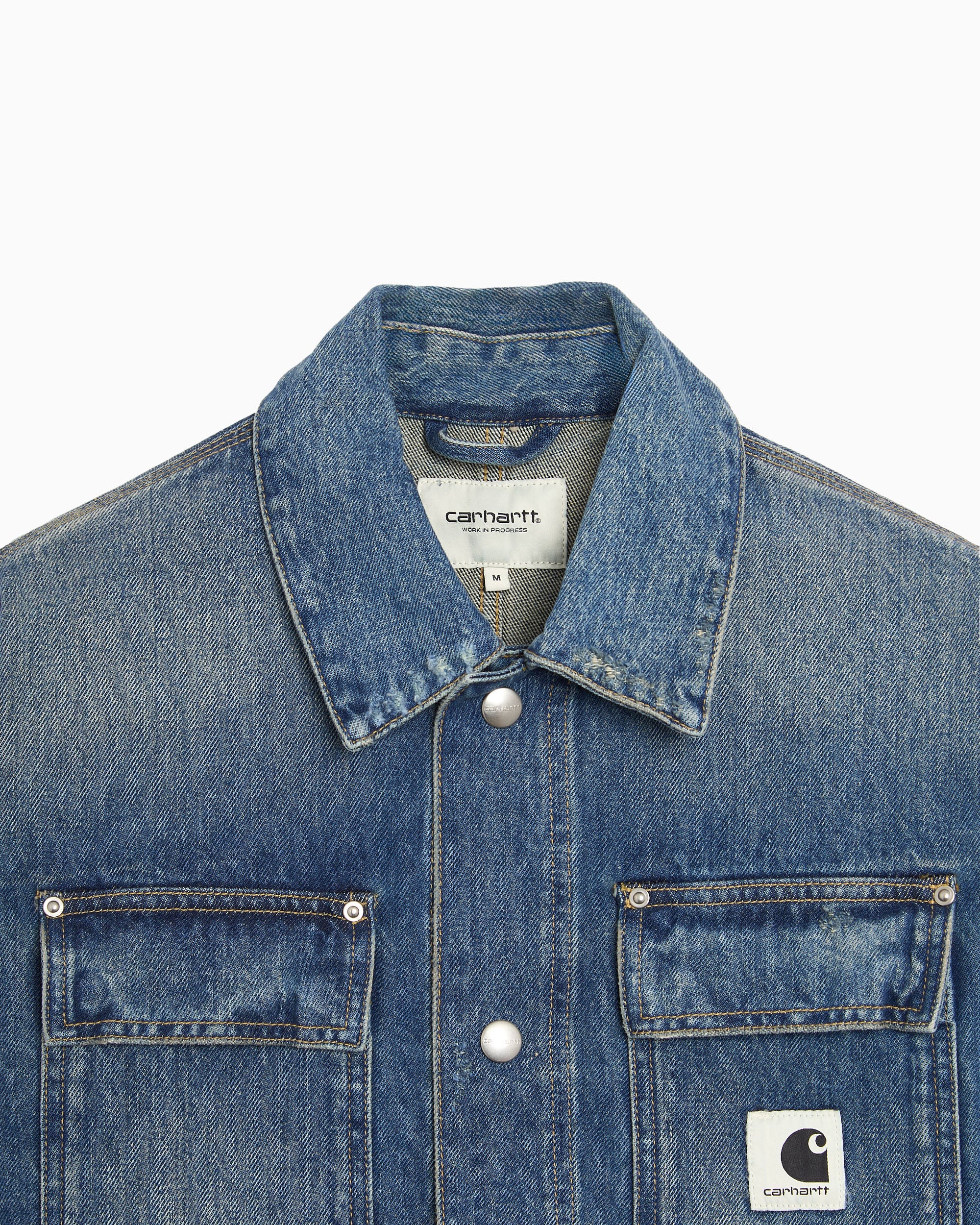 Jackets Coats Carhartt WIP OG Arctic Relaxed Women's Denim Jacket - I036316-01B7