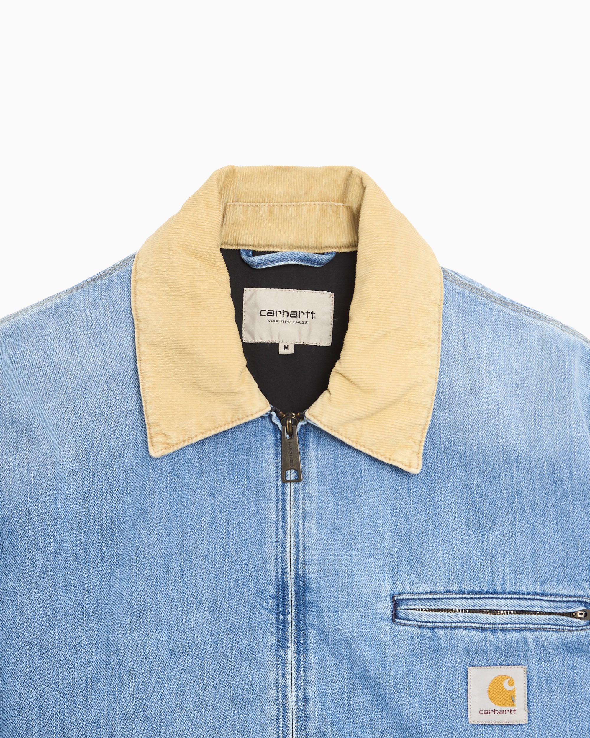 Jackets Coats Carhartt WIP OG Detroit Relaxed Unisex Denim Jacket - I036593-2XNUR