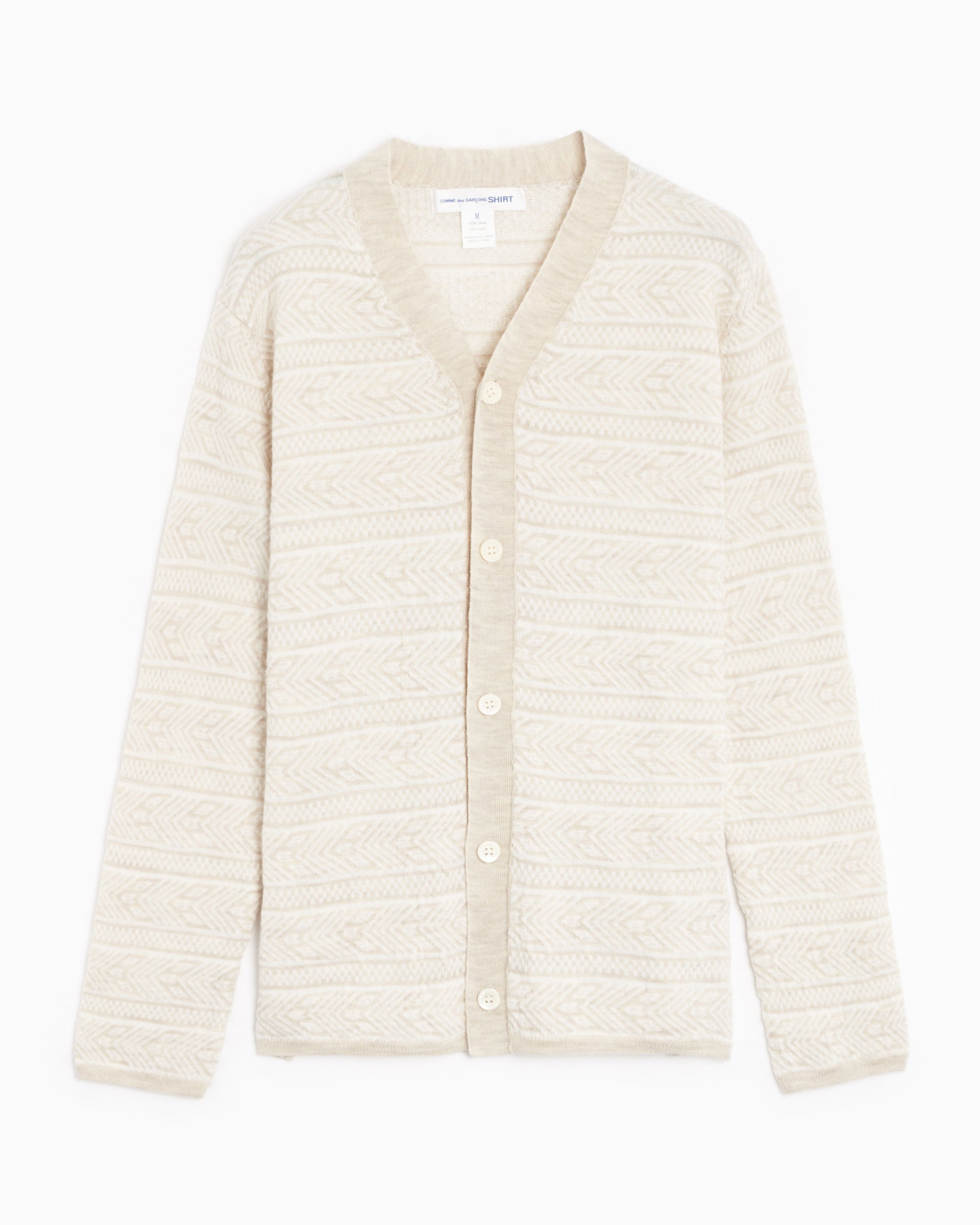 トップス Comme des garcons shirts cardigan knit Comme Des Garçons Shirt Men's Knit Cargidan Men's Jacket