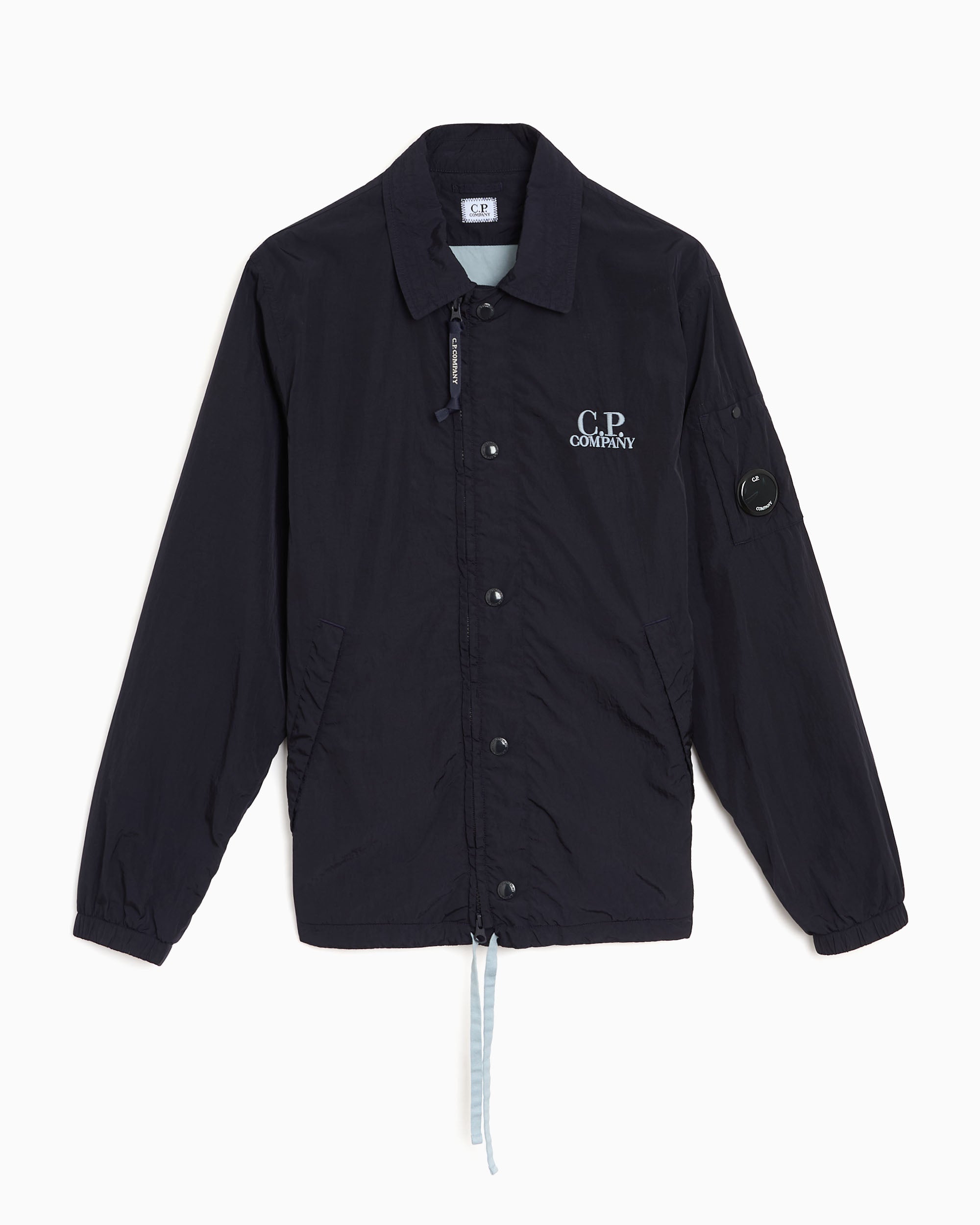 Jackets Coats CP Company Chrome-R Embroidered Men's Overshirt - 20CMOS007A005904D-888