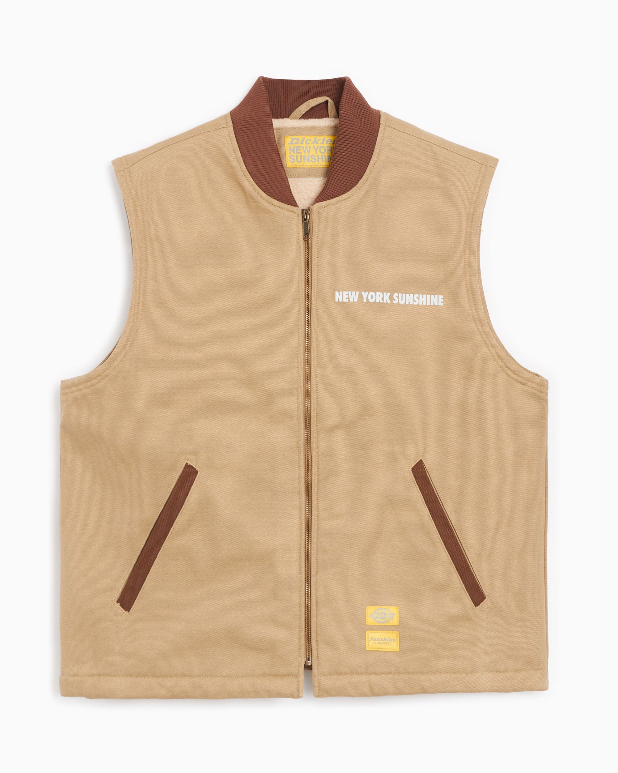 Dickies x New York Sunshine Lined Duck Men's Sherpa Vest Men's Vest