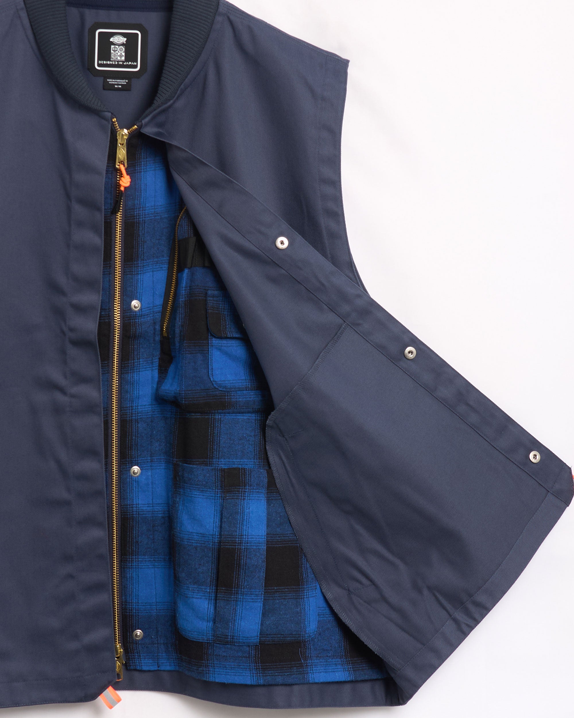 Jackets Coats Dickies x Tokyo Design Collective Men's Multi Function Eisenhower Vest Men's Vest - DK0A866Q0DN1
