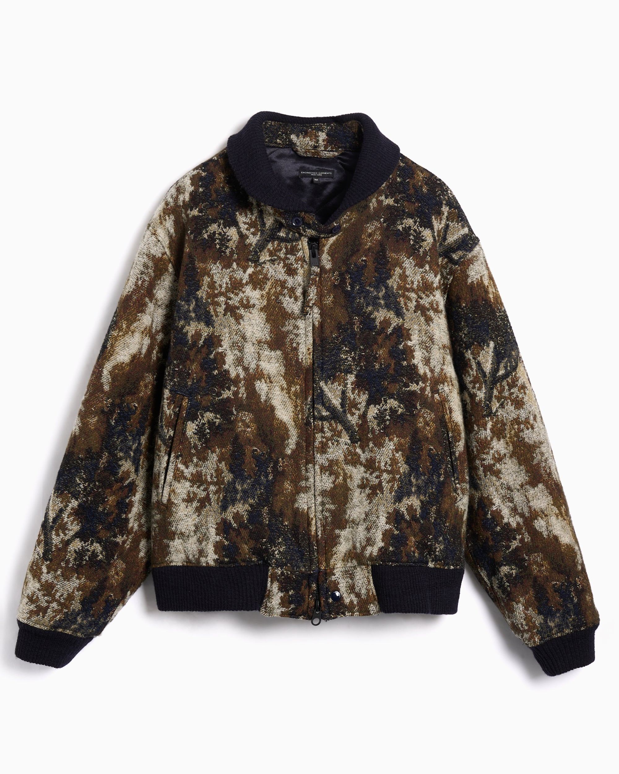 Engineered Garments LL Jacquard Camo Print Men's Bomber