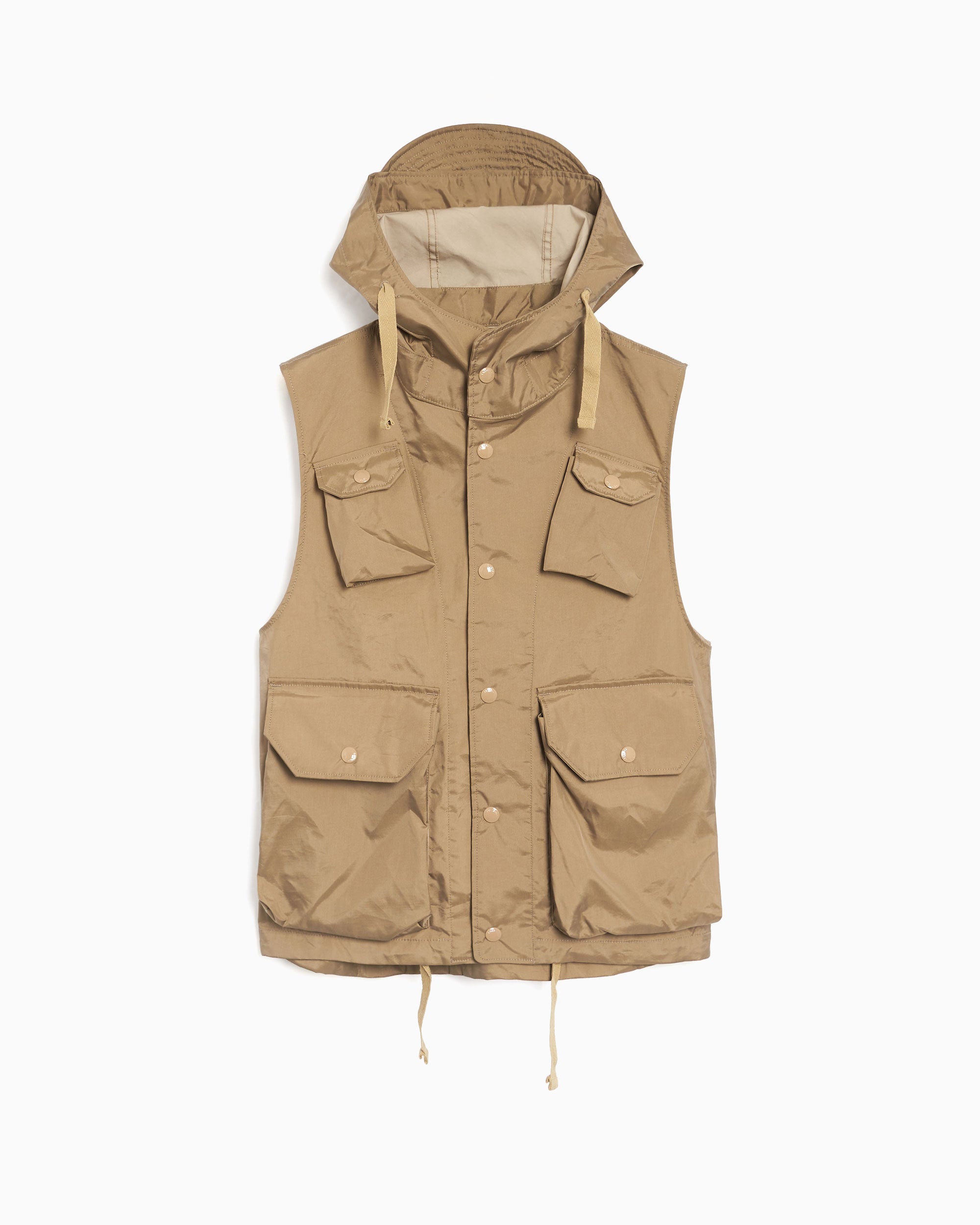 Jackets Coats Engineered Garments Men's 3 Layers Nyco Cloth Field Vest Men's Vest - 25S1C004-IT002