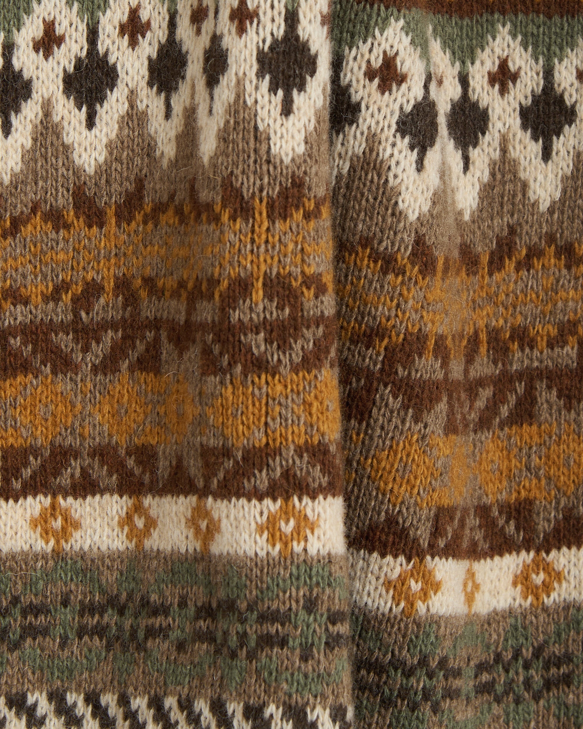 Jackets Coats forét Fairisle Striped Men's Vest - F9919-THYME