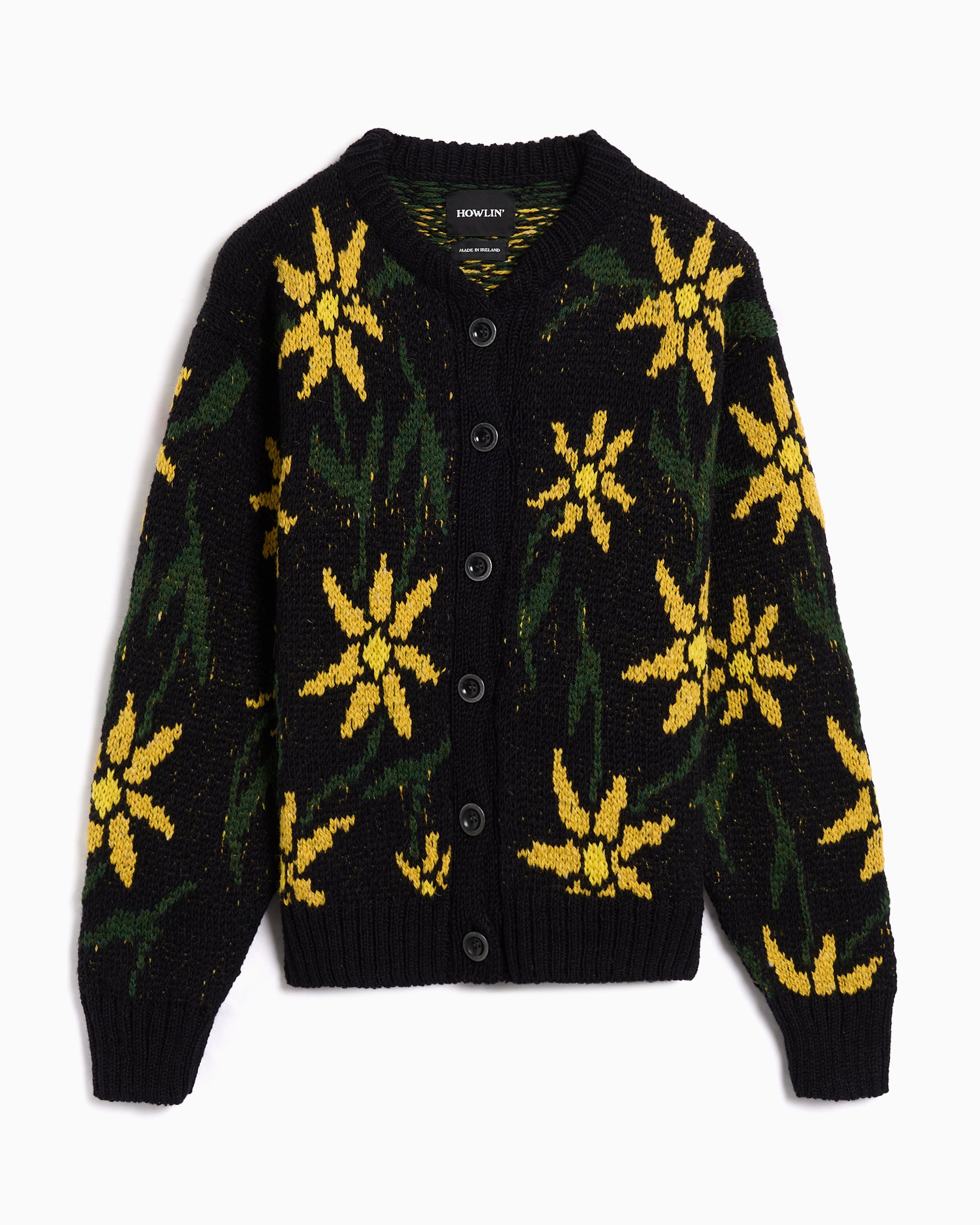 Howlin' Flower Relaxed Men's Cardigan
