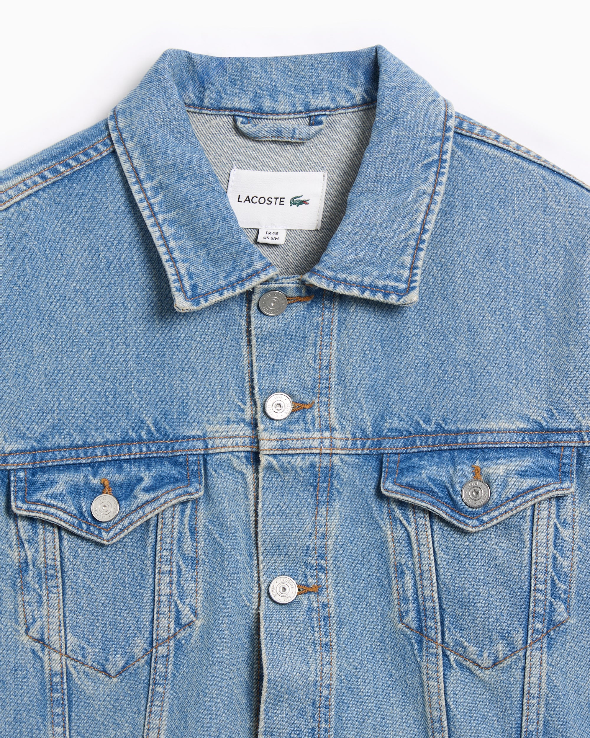 Jackets Coats Lacoste Graphic Men's Denim Jacket - BH8982-00-MKU
