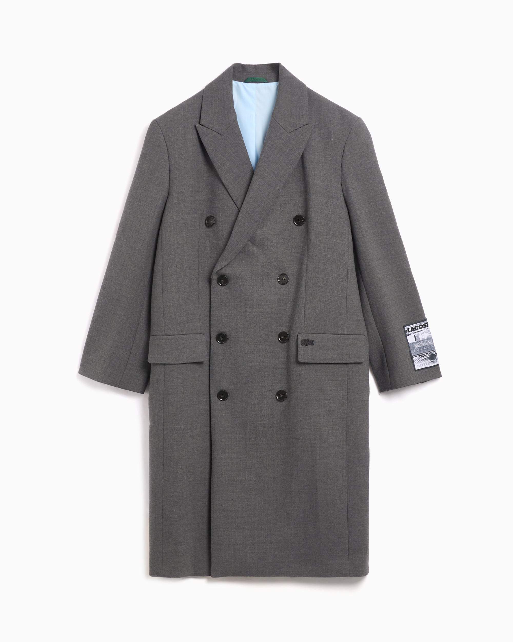 Lacoste Men's Long Wool Blend Jacket