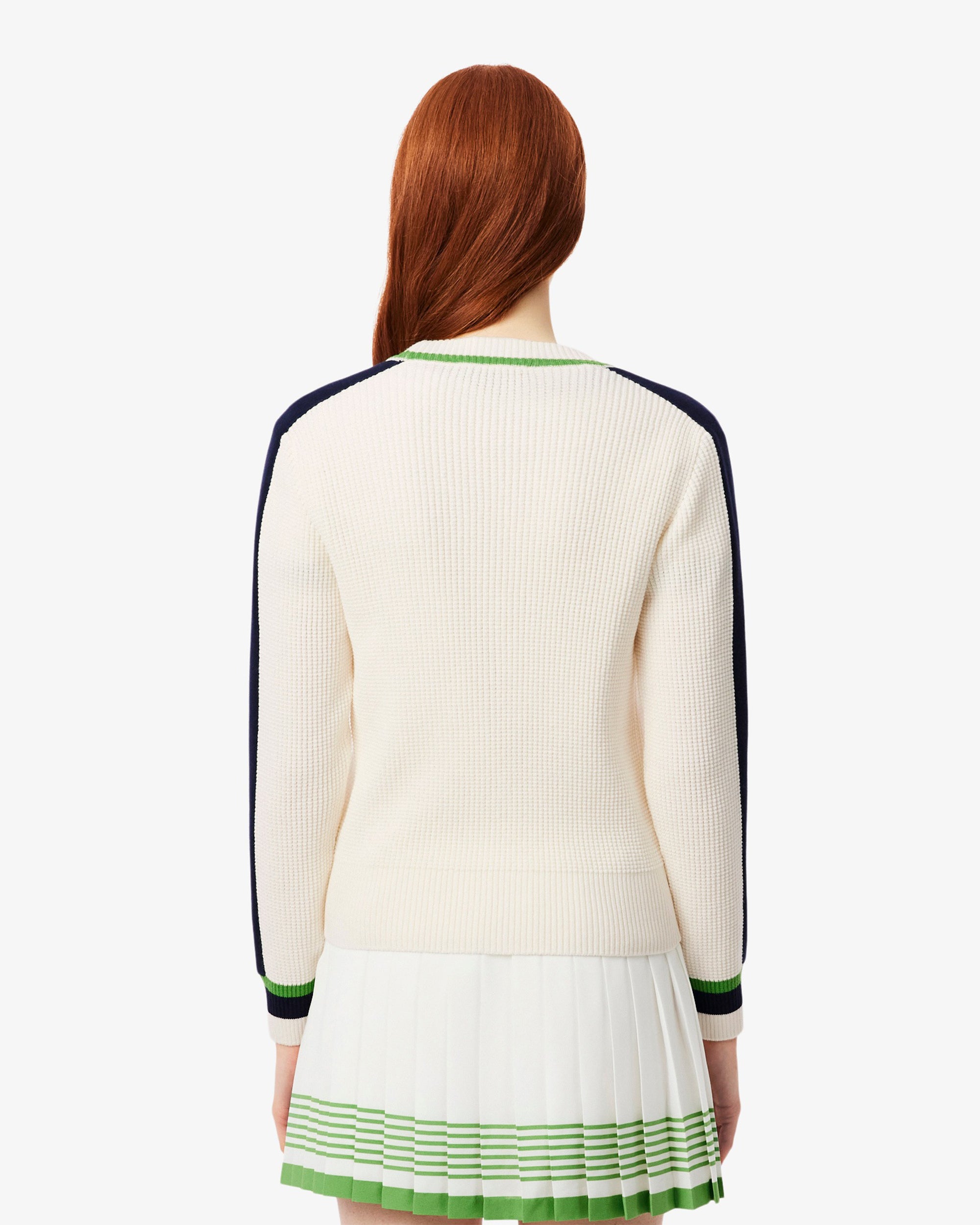 Jackets Coats Lacoste Re-edition Logo Slim Women's Cardigan - AF1809-00-2HZ